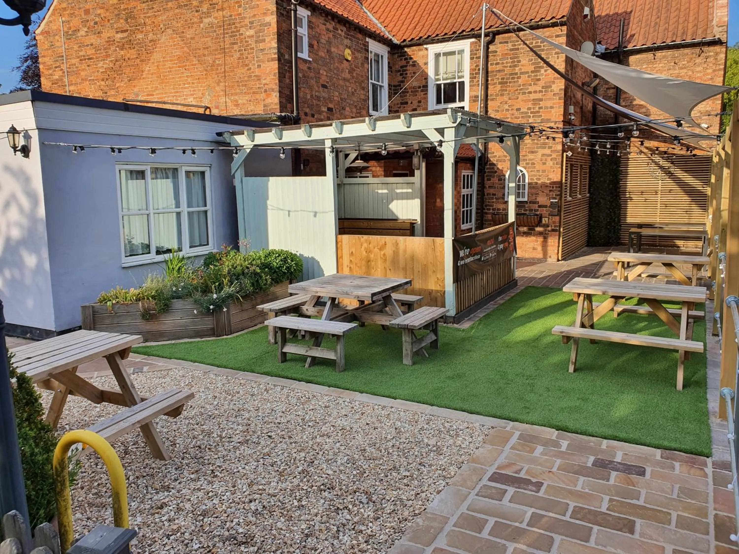 Garden in The Lord Nelson Inn