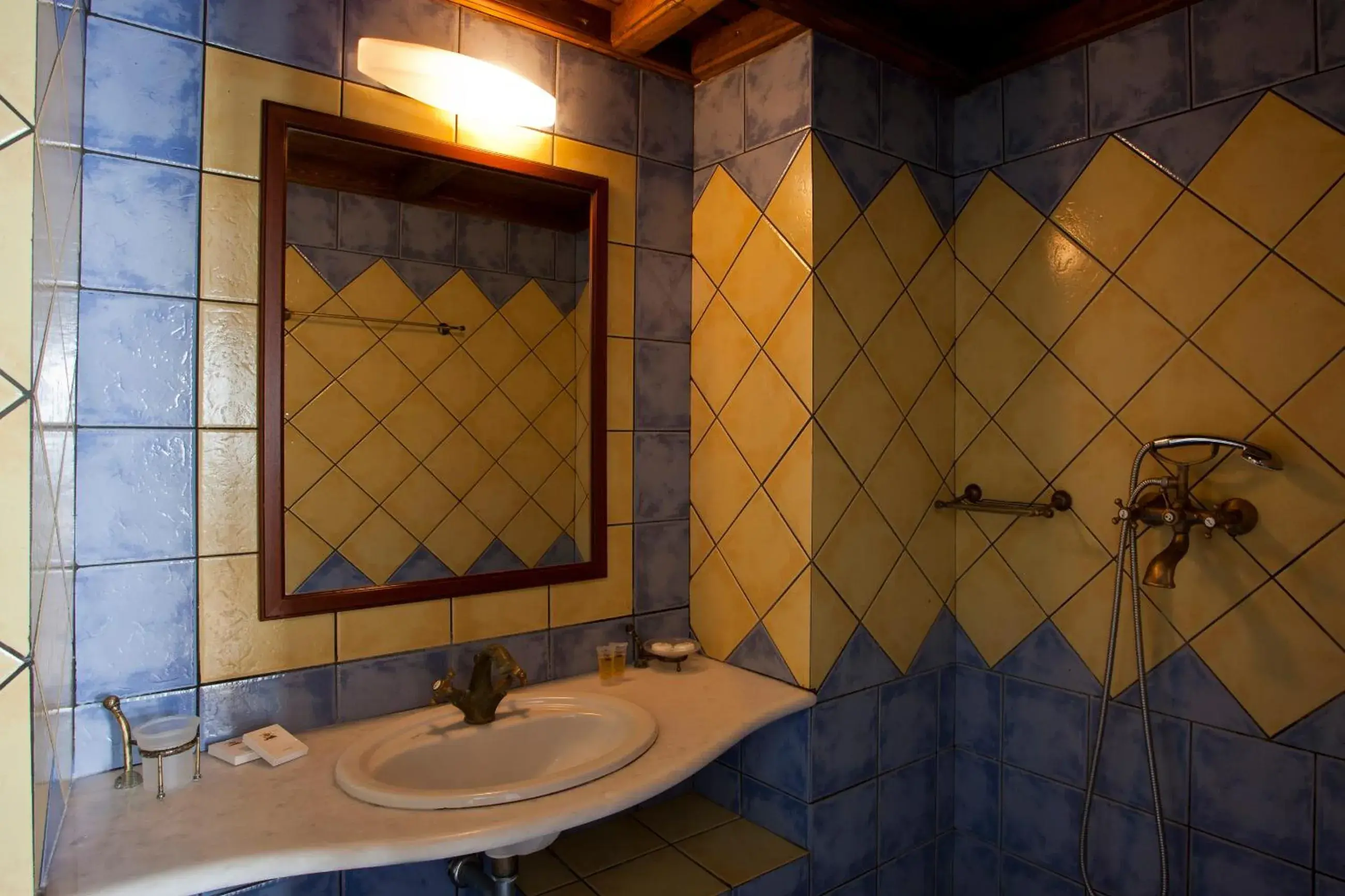 Bathroom in Chateau Zevgoli