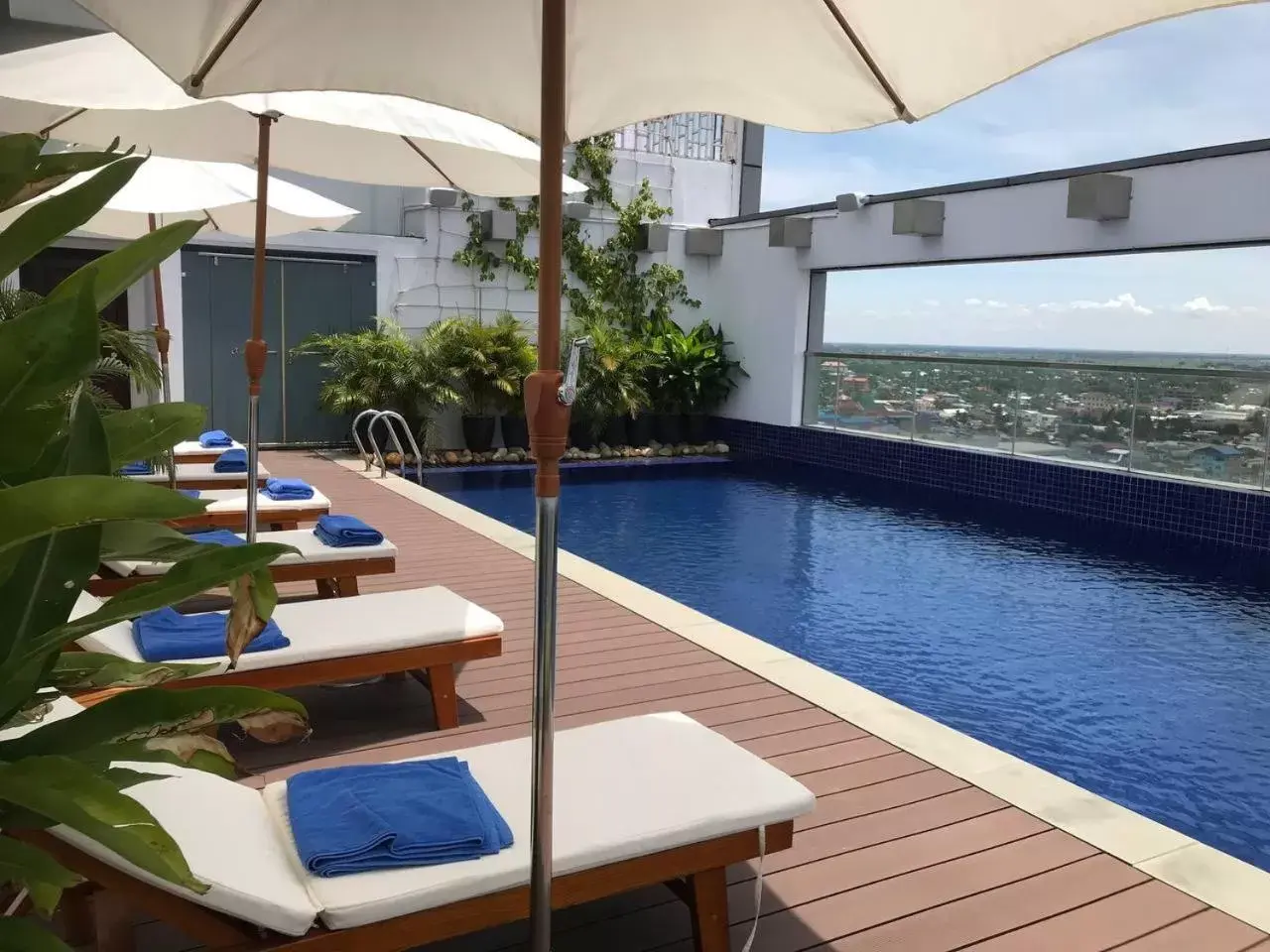 Swimming pool in V V Hotel Battambang Swimming pool in V V Hotel Battambang