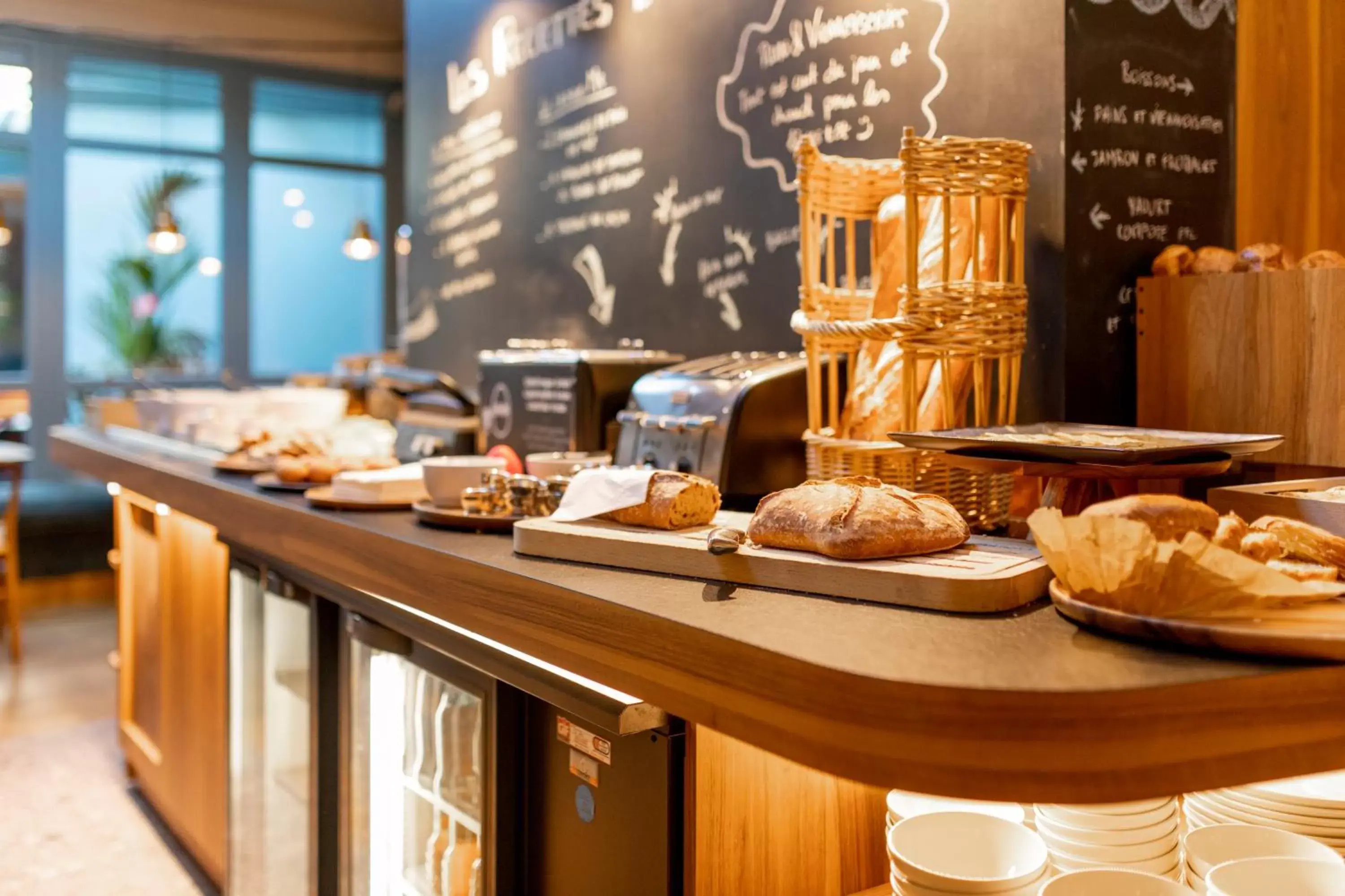 Buffet breakfast in Ibis Styles St Etienne - Gare Chateaucreux