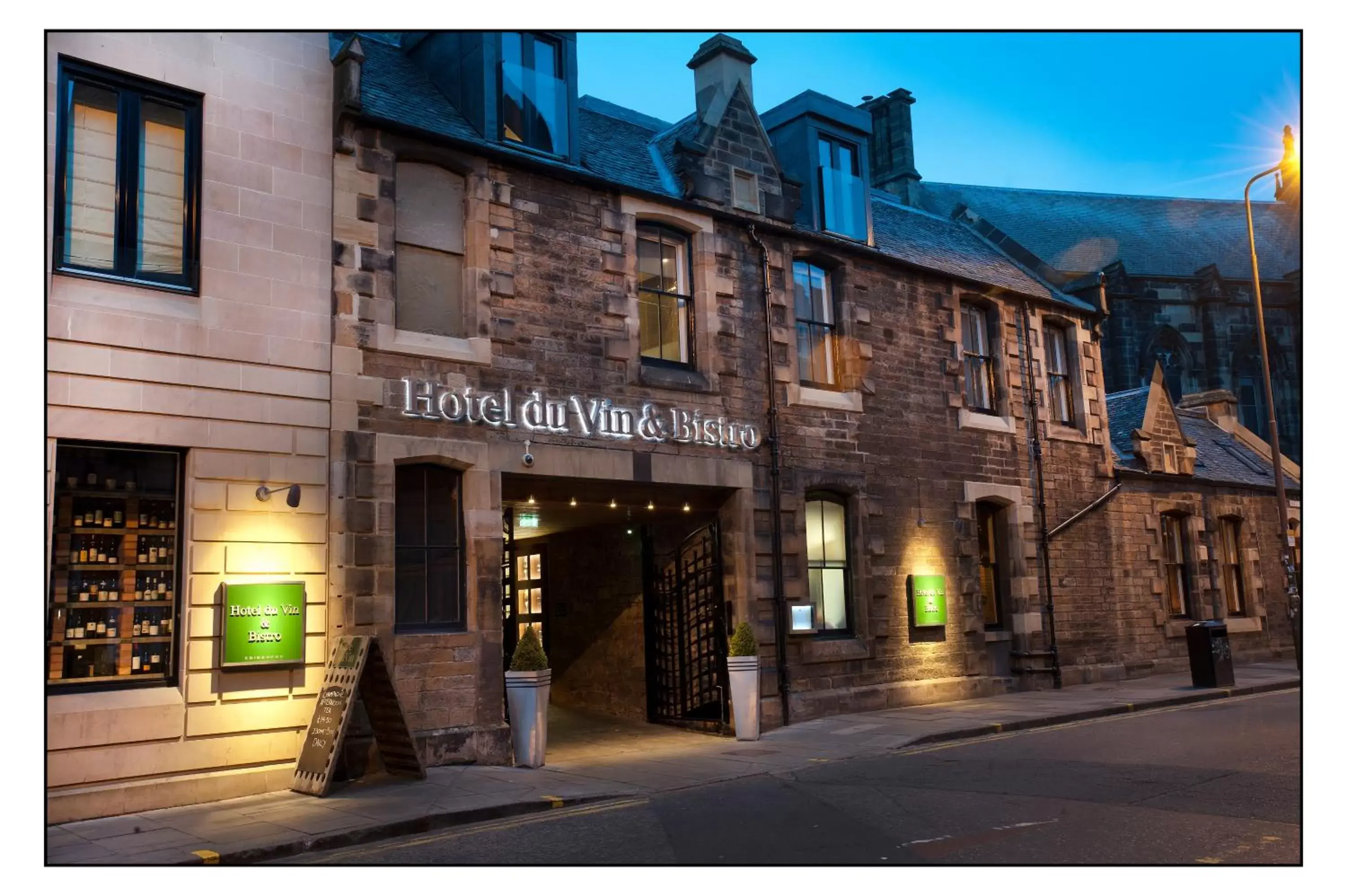 Facade/entrance in Hotel Du Vin Edinburgh