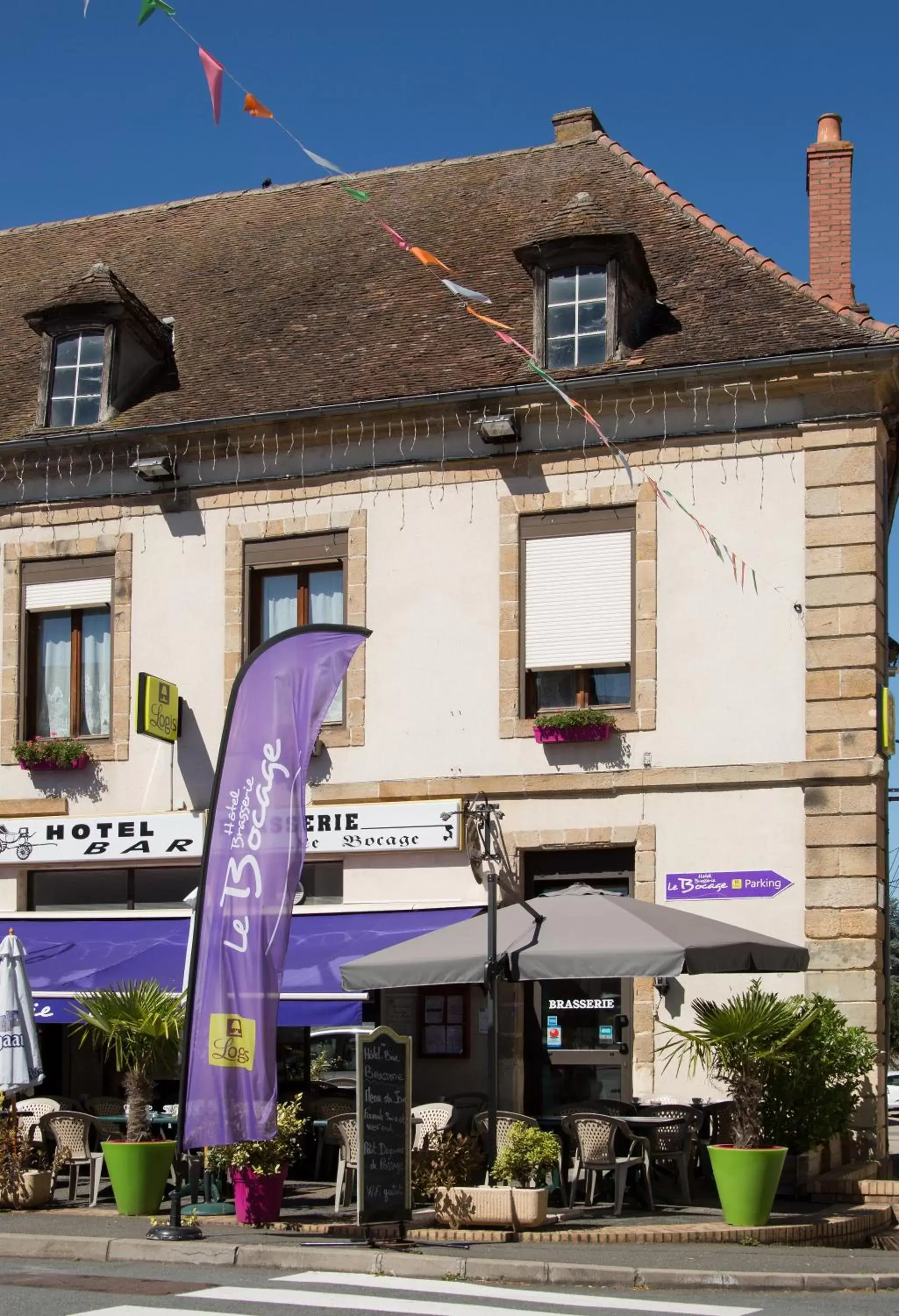 Facade/Entrance in Logis Le Bocage