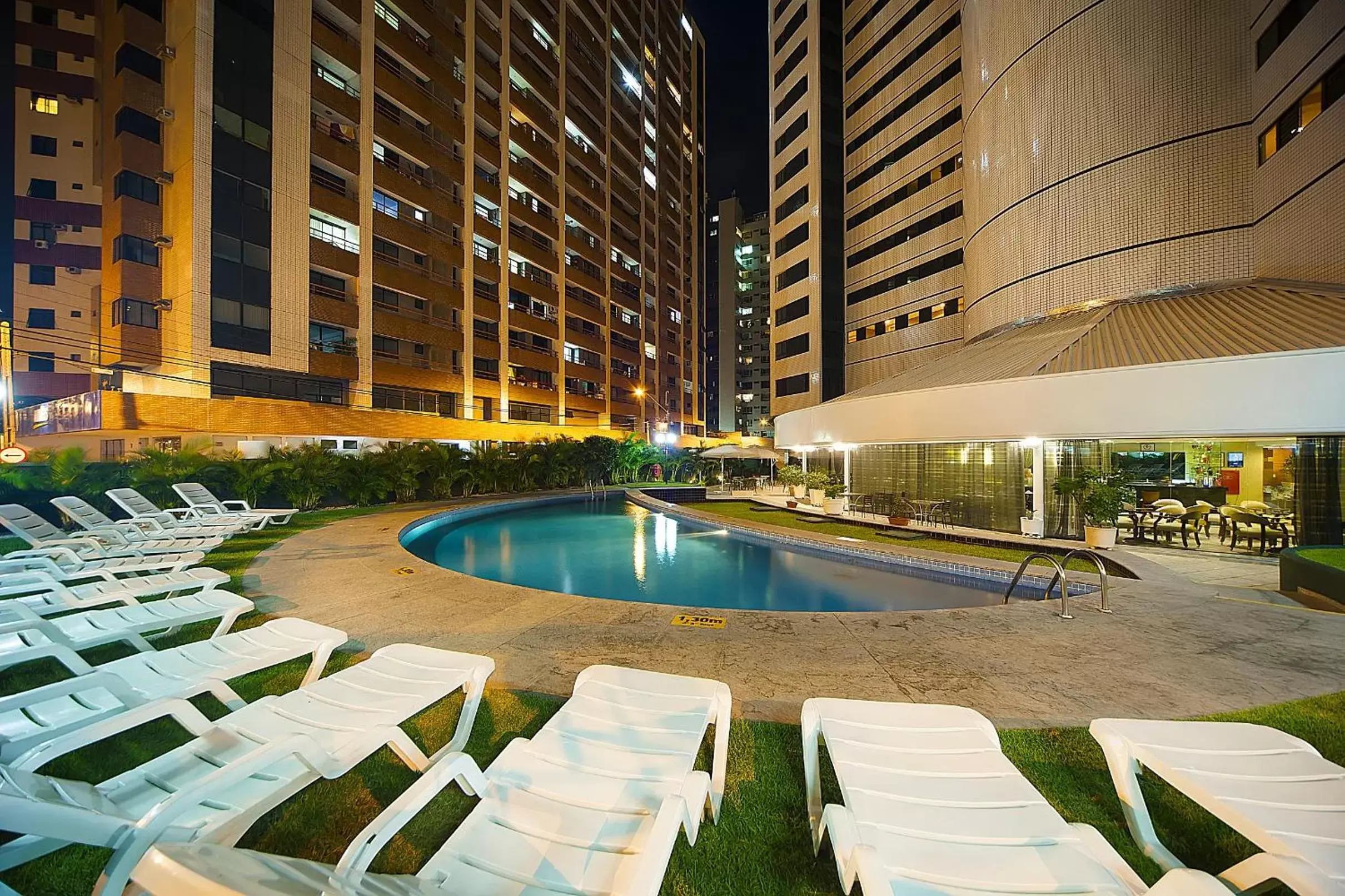 Night, Swimming Pool in Comfort Hotel Fortaleza