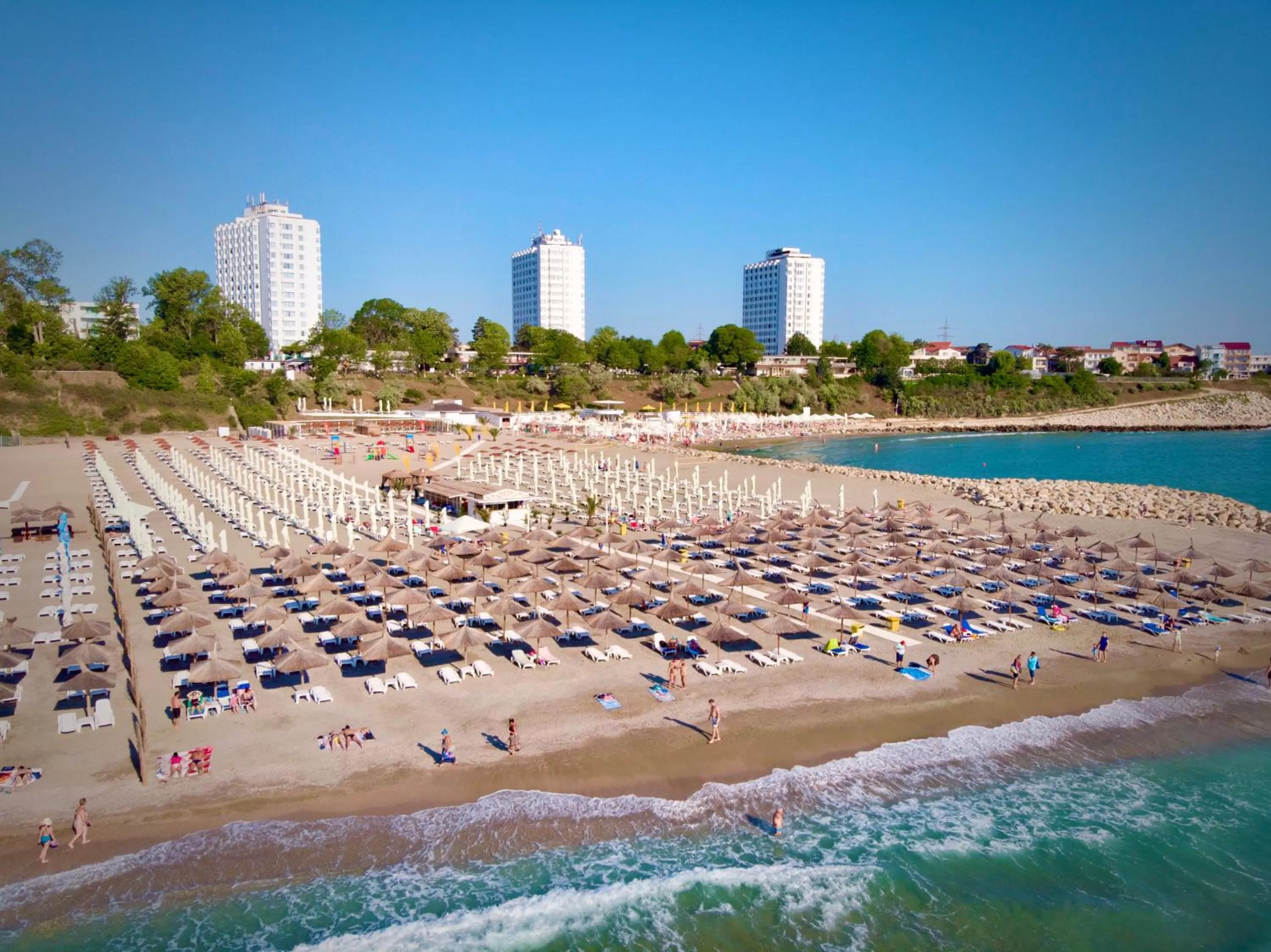 Bird's eye view in Aqvatonic Hotel - Steaua de Mare