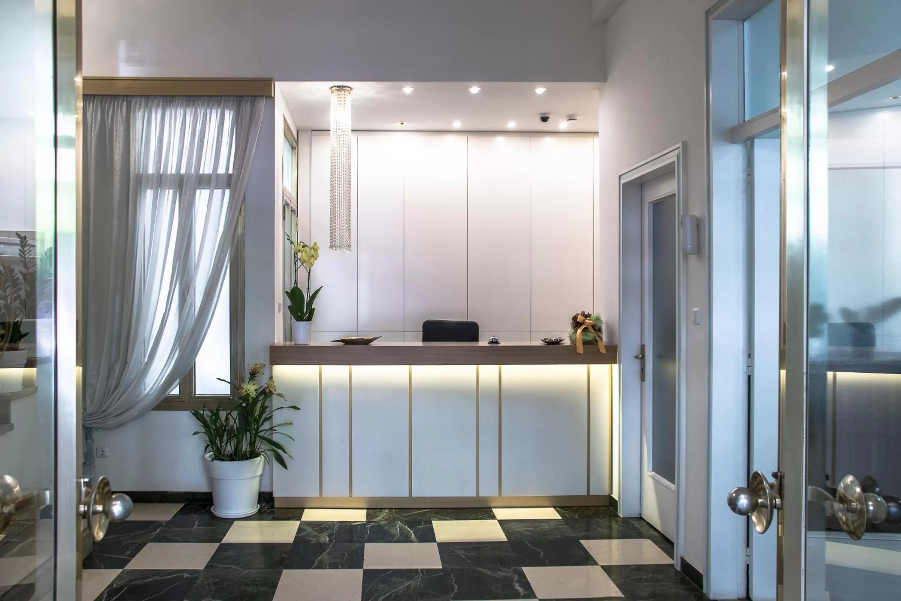 Lobby or reception in Ares Athens Hotel