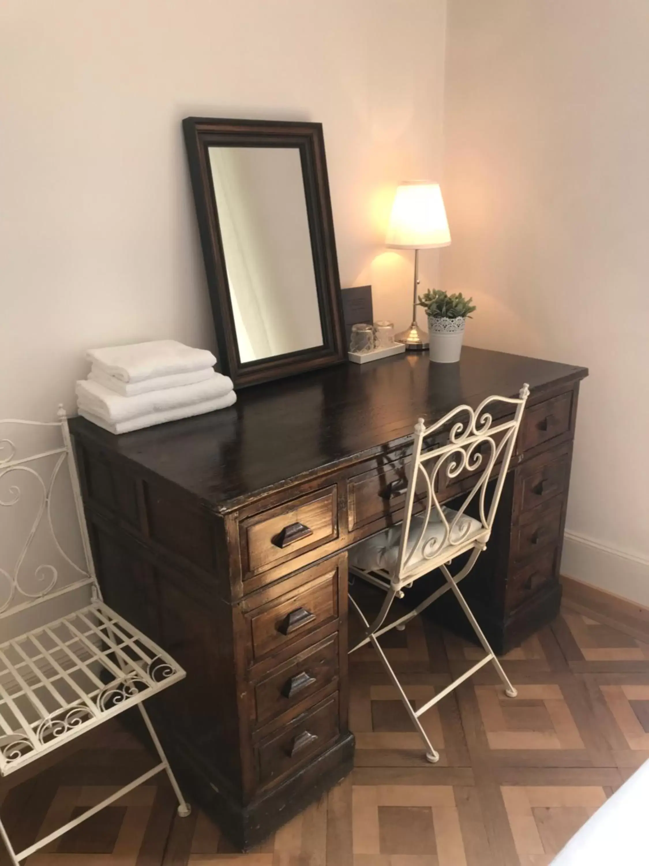 Decorative detail, TV/Entertainment Center in The Bed + Breakfast