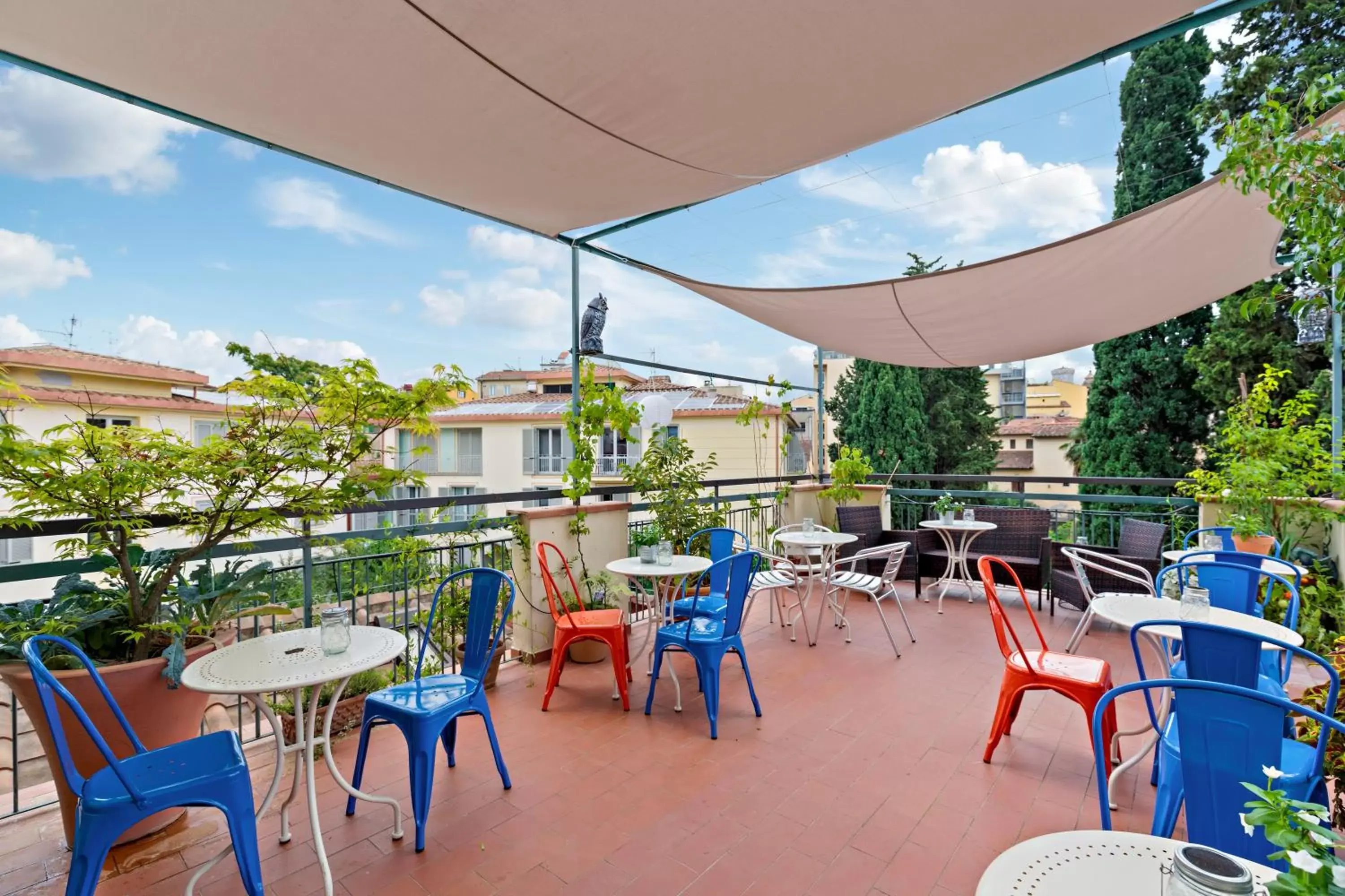 Balcony/Terrace, Restaurant/Places to Eat in Hotel Azzi