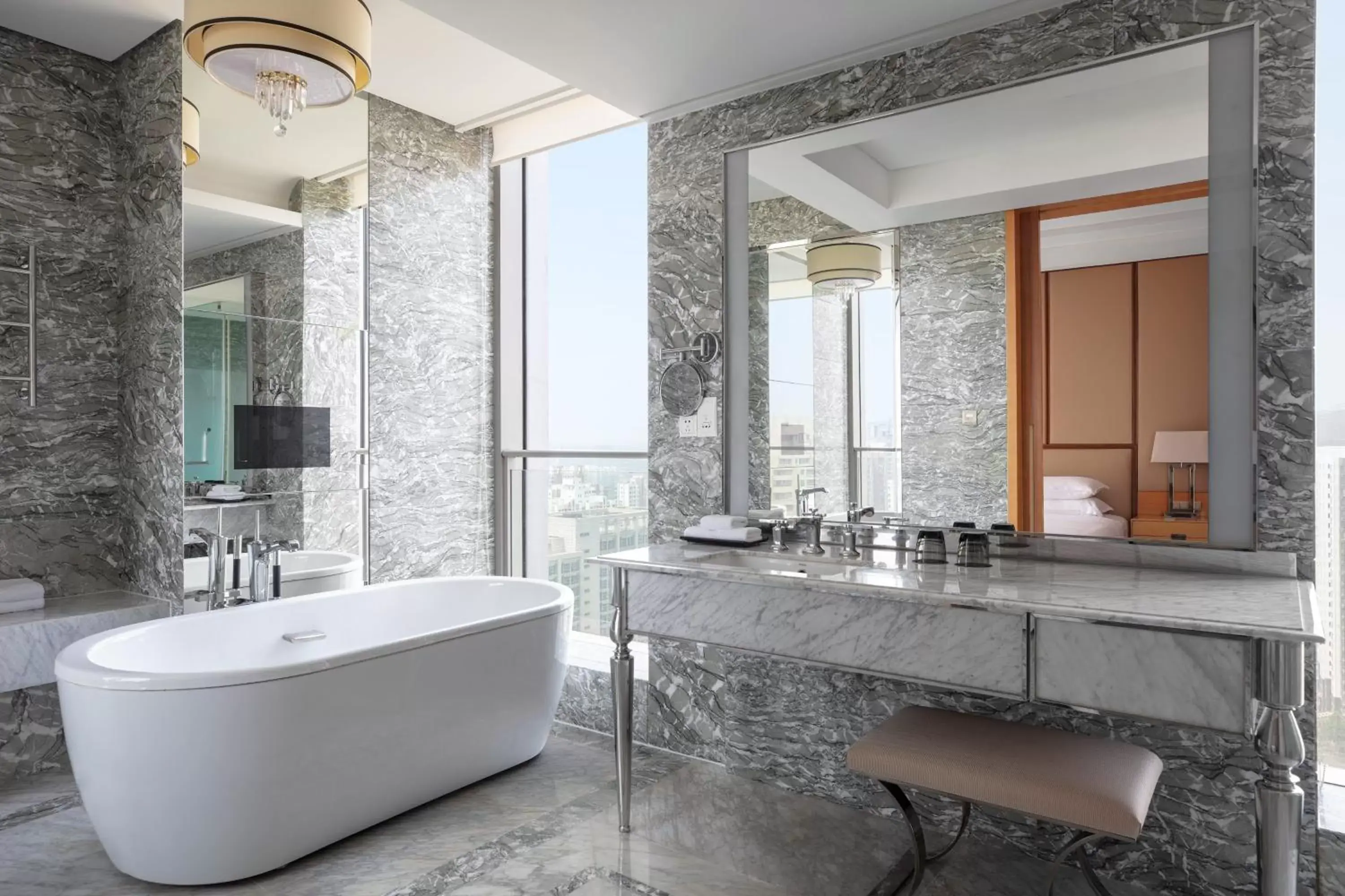 Bathroom in Sheraton Qingdao Jiaozhou Hotel