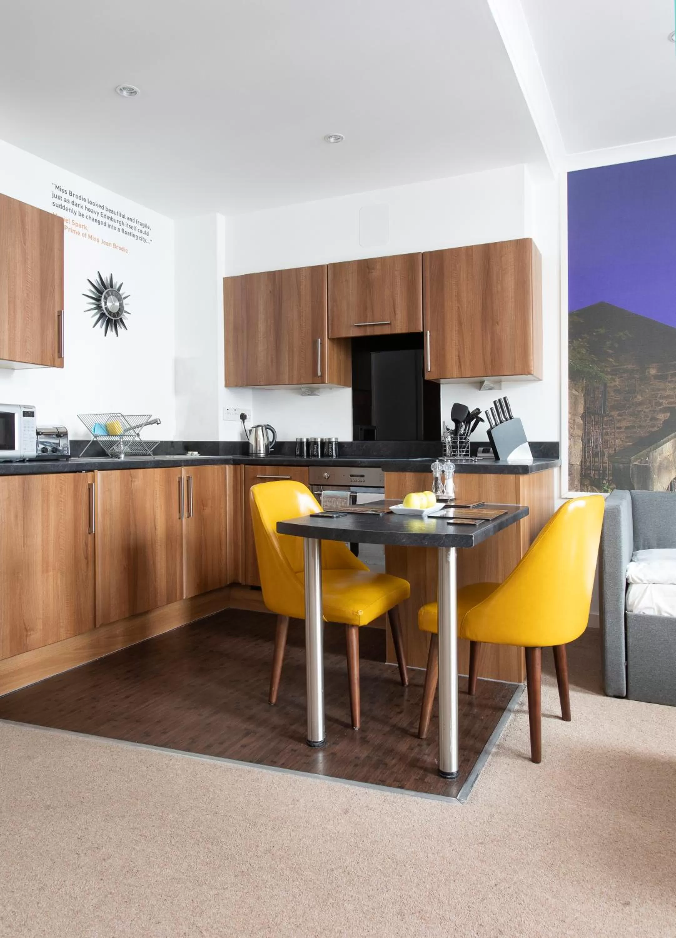 Kitchen or kitchenette in Stewart by Heeton Concept - Aparthotel Edinburgh