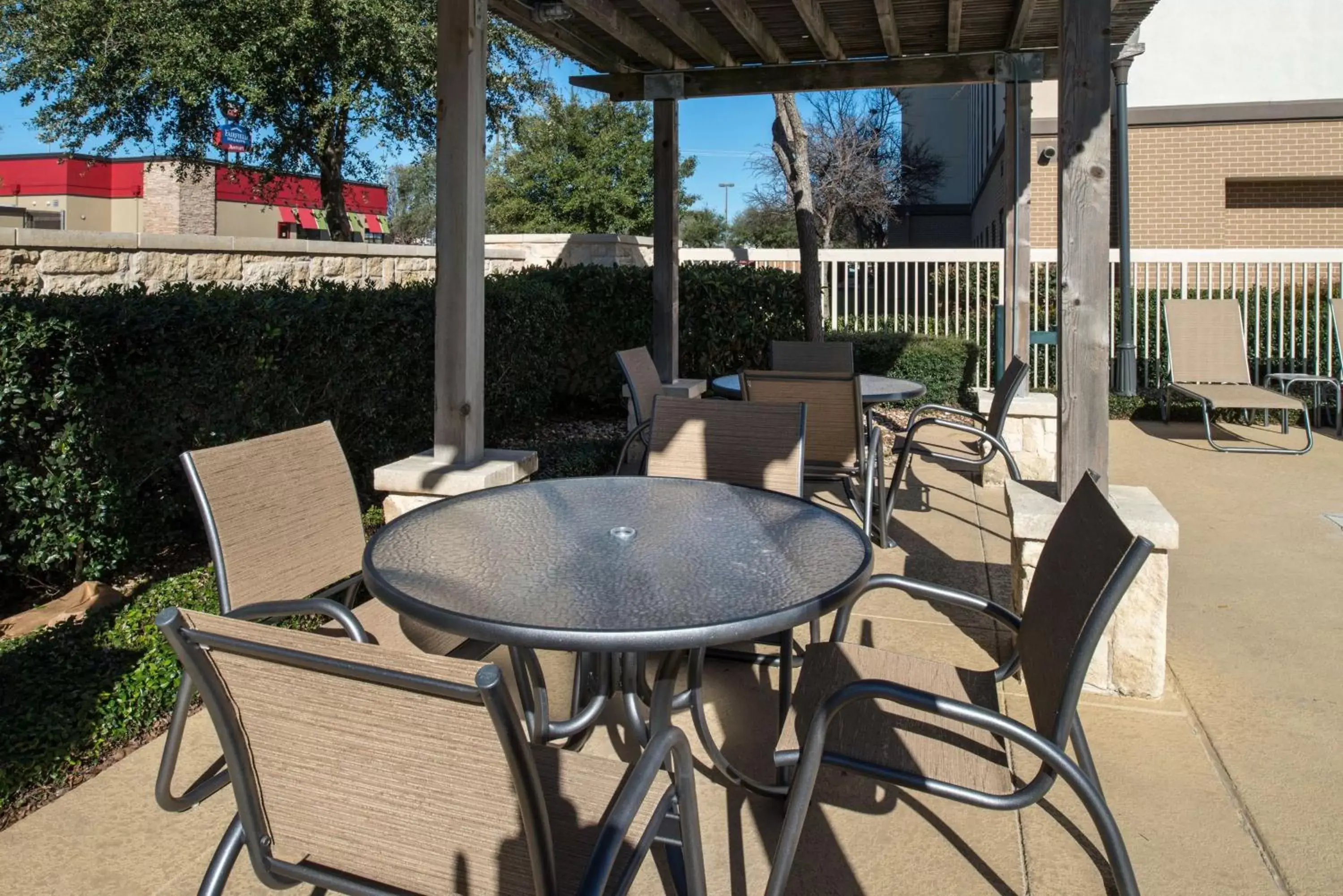 Pool view in Hampton Inn and Suites Schertz