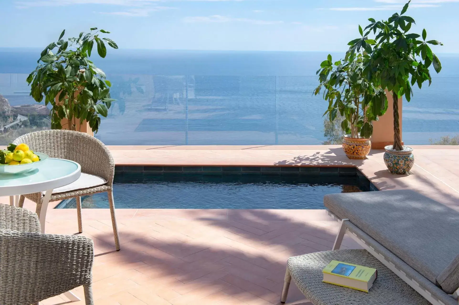 Balcony/Terrace, Swimming Pool in San Domenico Palace, Taormina, A Four Seasons Hotel