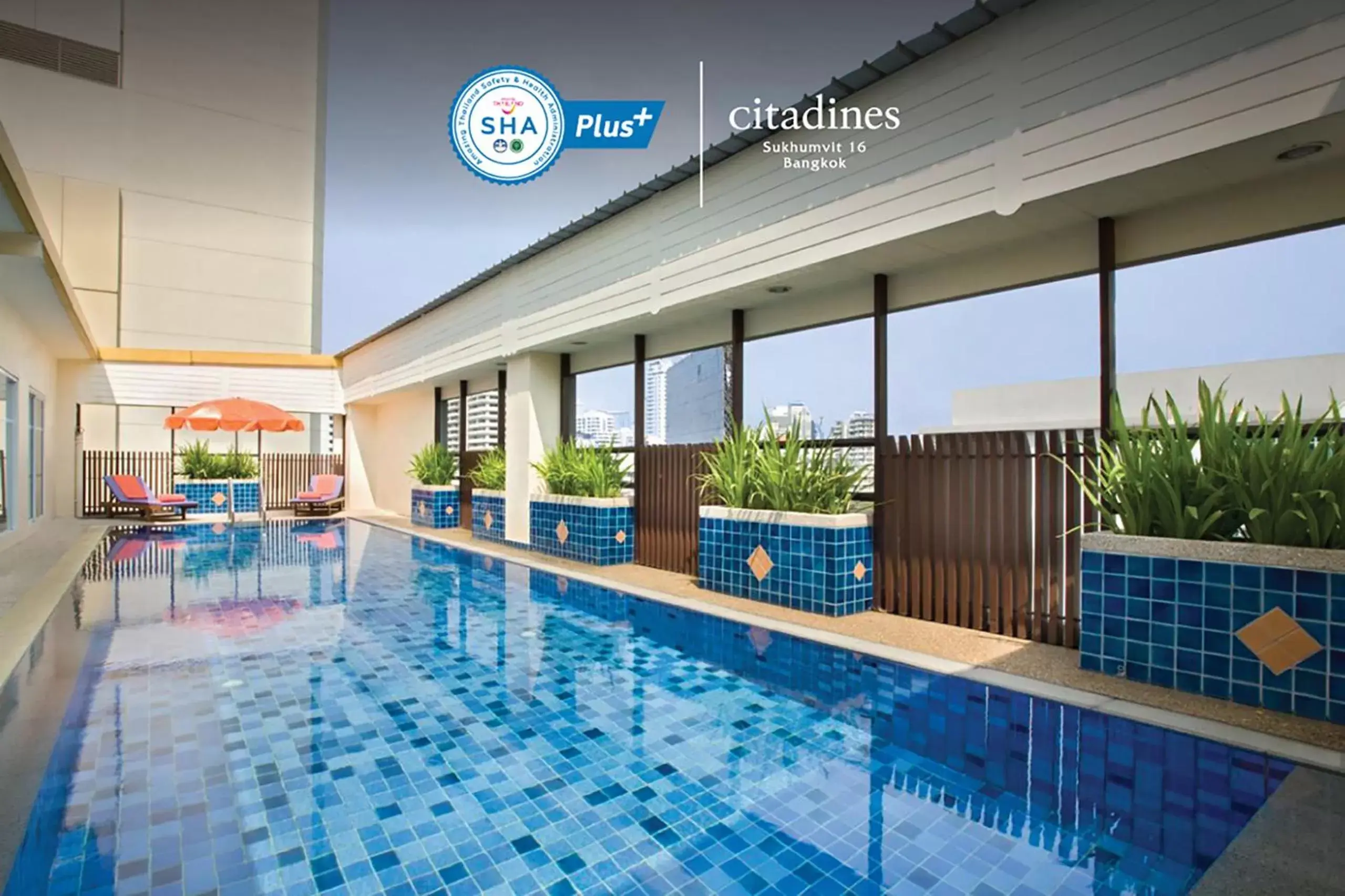 Swimming Pool in Citadines Sukhumvit 16 Bangkok - SHA Extra Plus Certified