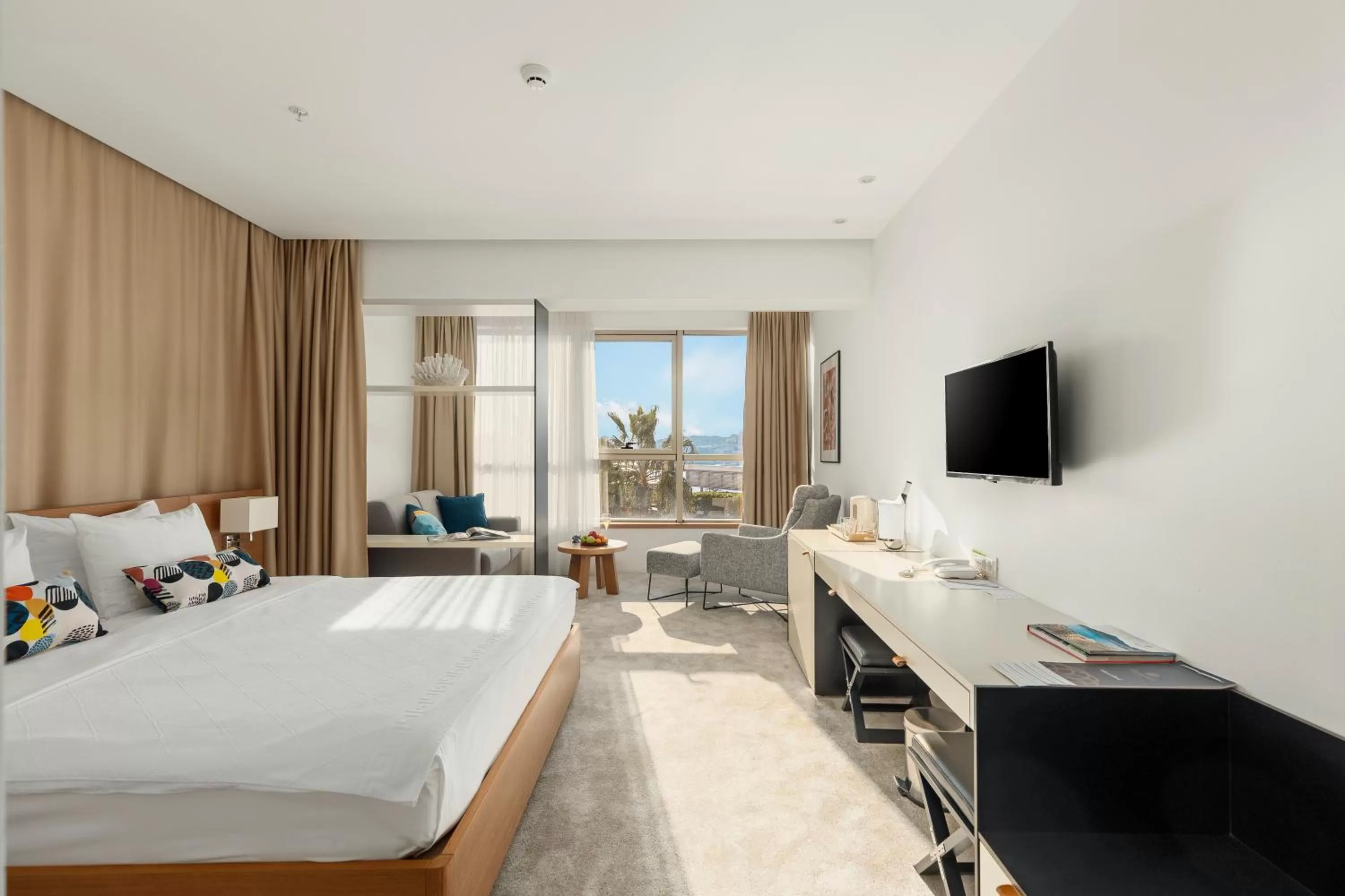 Bedroom, Bed in Hotel Harmonia by Dukley