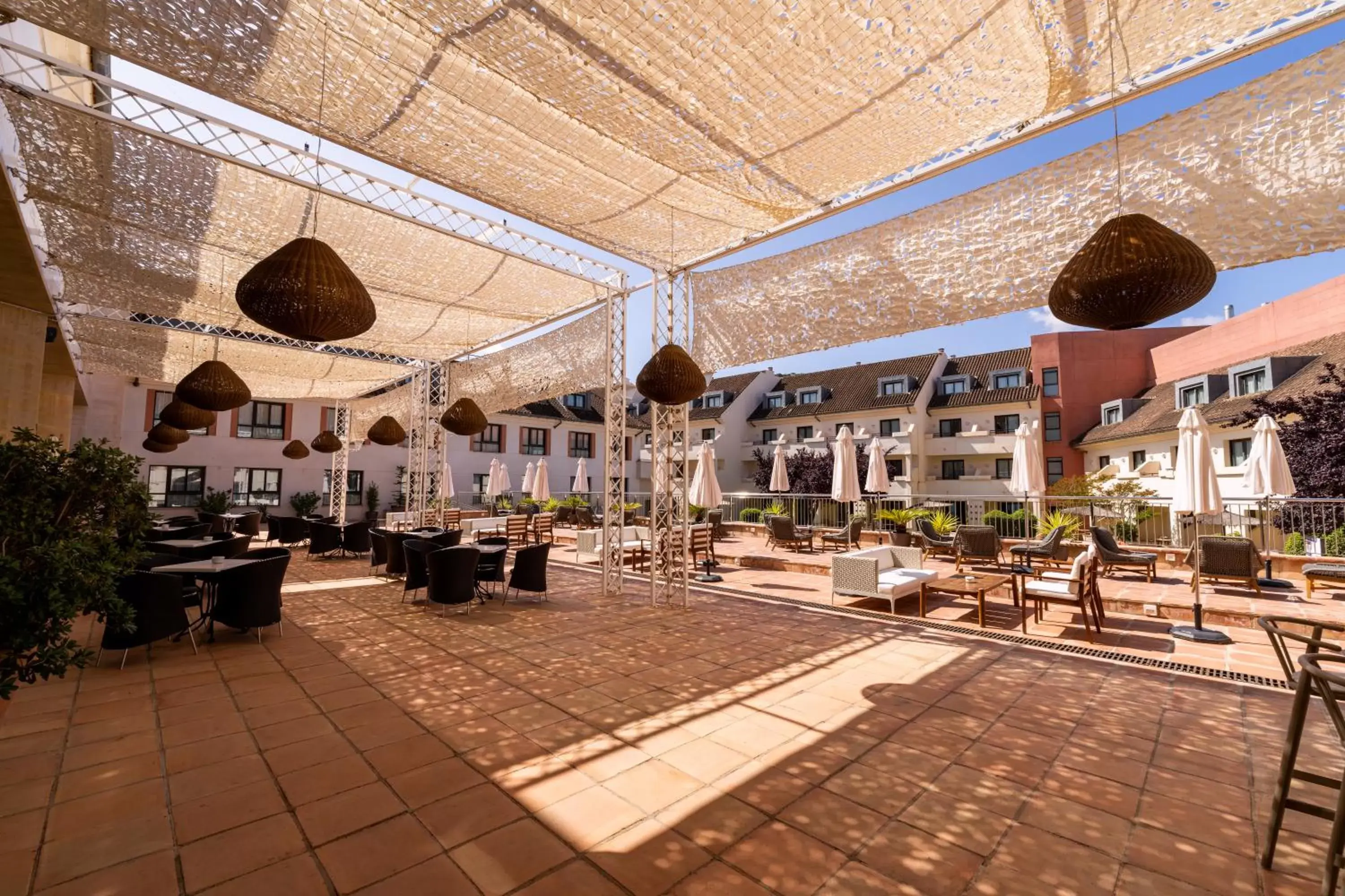 Balcony/Terrace in Hotel Antequera Hills