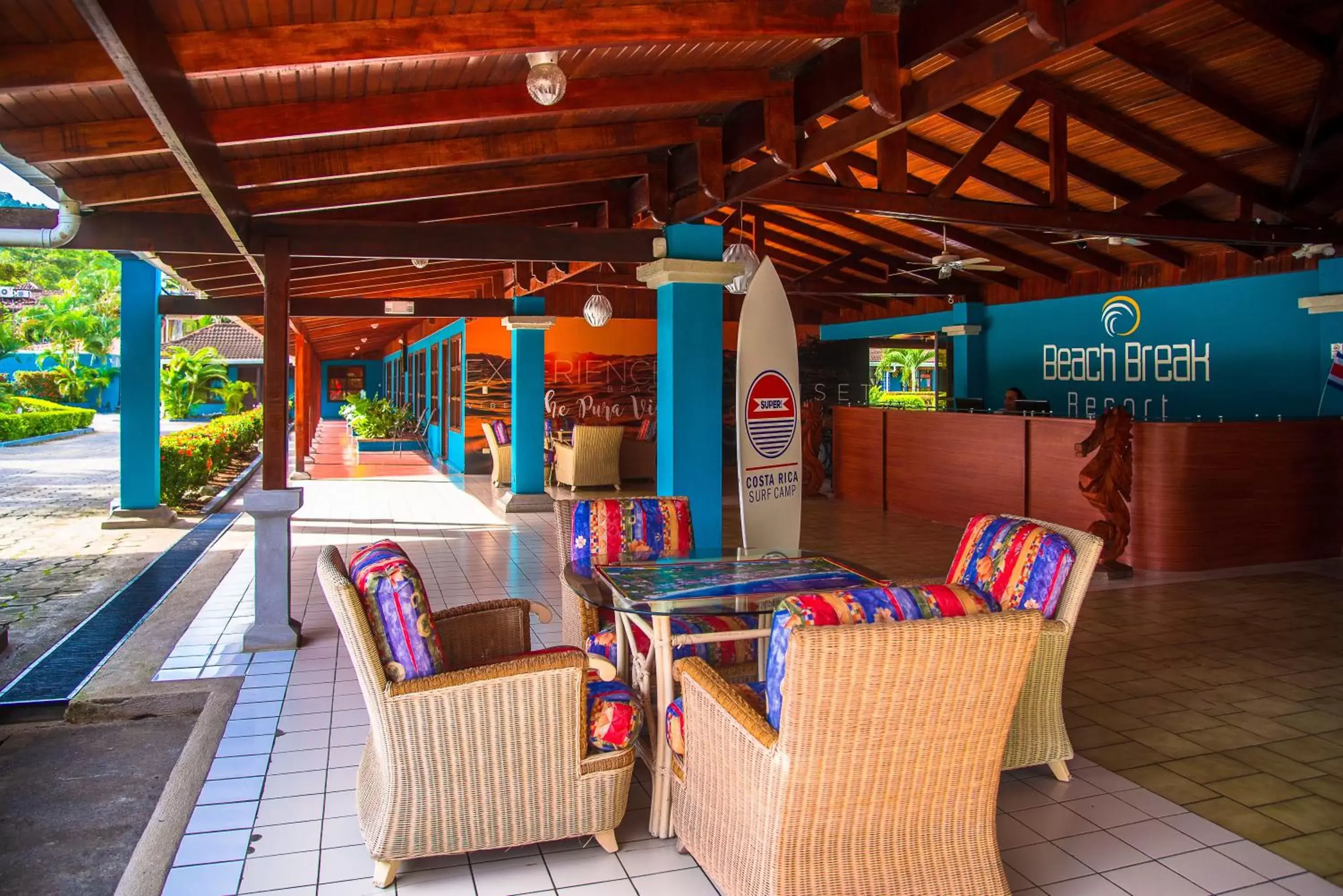 Lobby or reception in Costa Rica Surf Camp by SUPERbrand