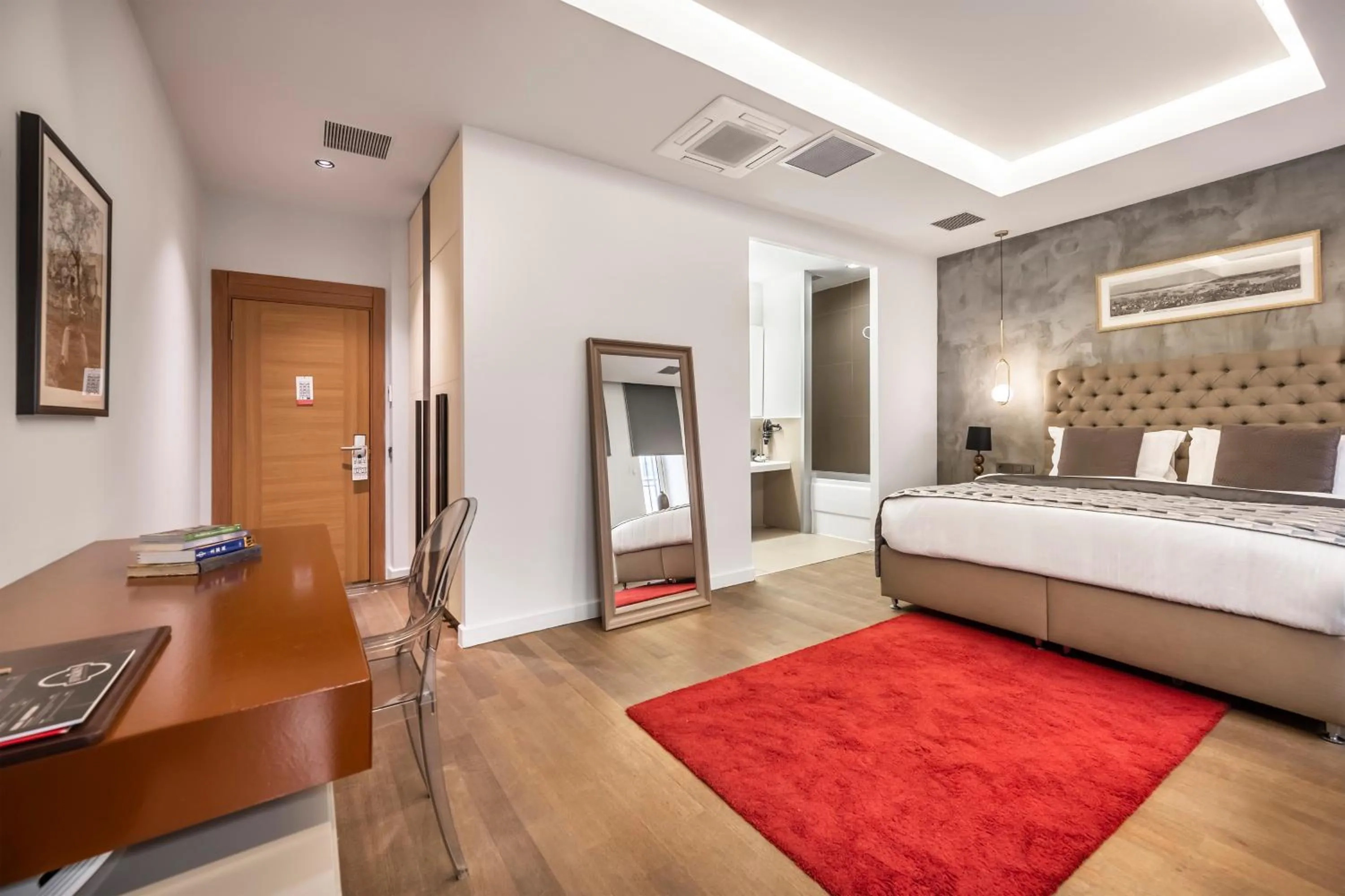 Living room, Bed in Ansen Hotel and Suites