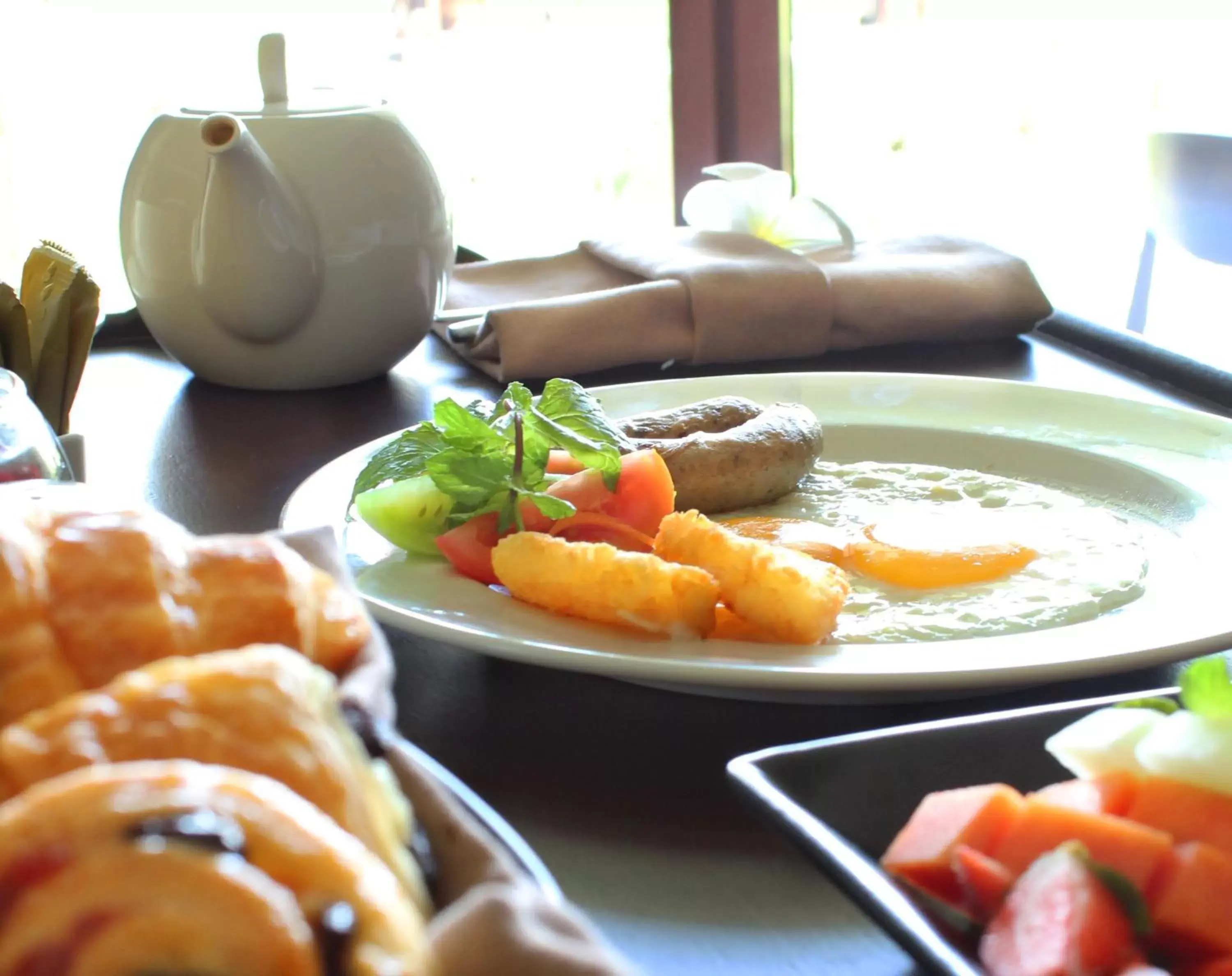 Buffet breakfast in Golden Tulip Jineng Resort Bali