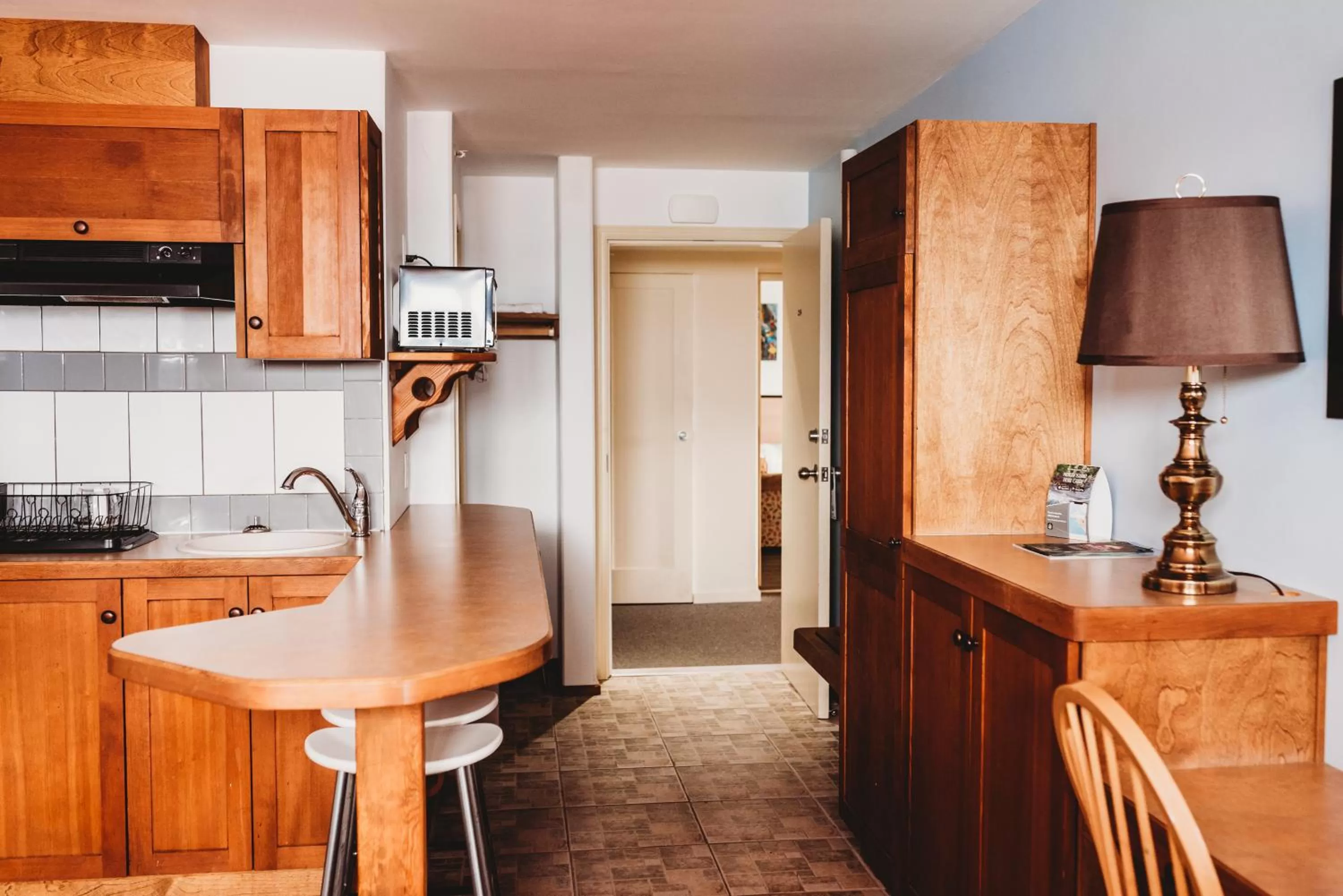 Kitchen or kitchenette in The Oceanfront Hotel