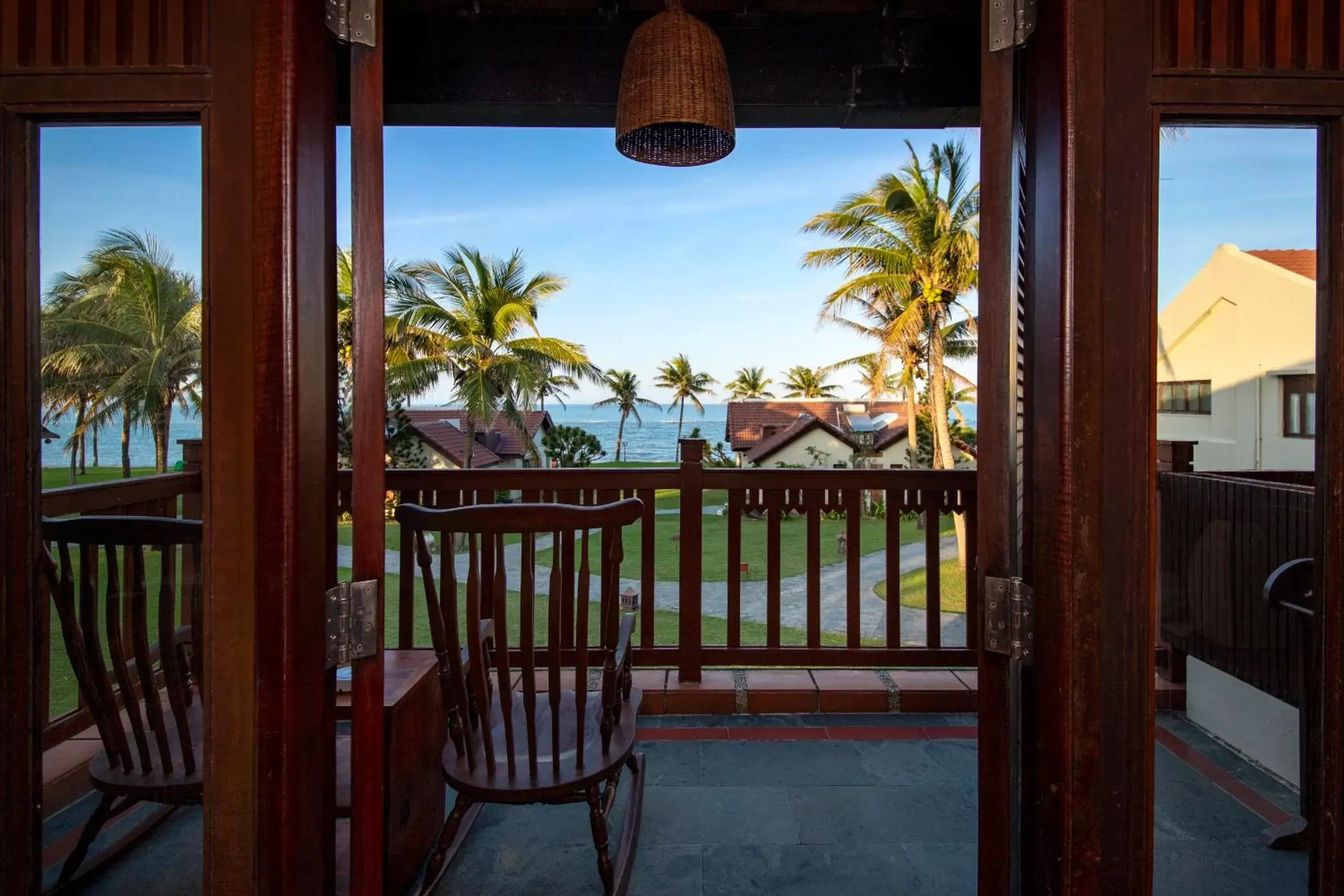 Sea view, Balcony/Terrace in Palm Garden Beach Resort & Spa