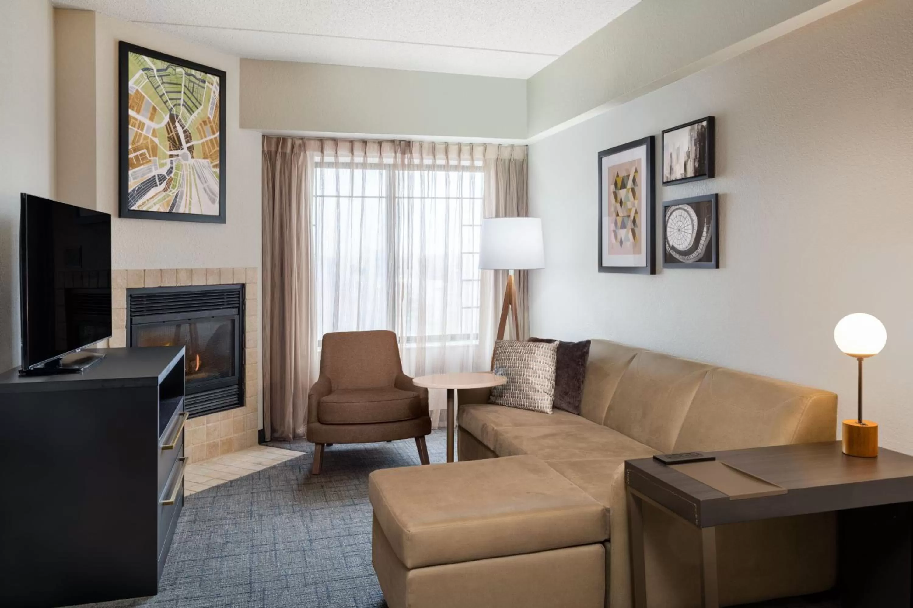Living room in Residence Inn by Marriott Chicago Oak Brook