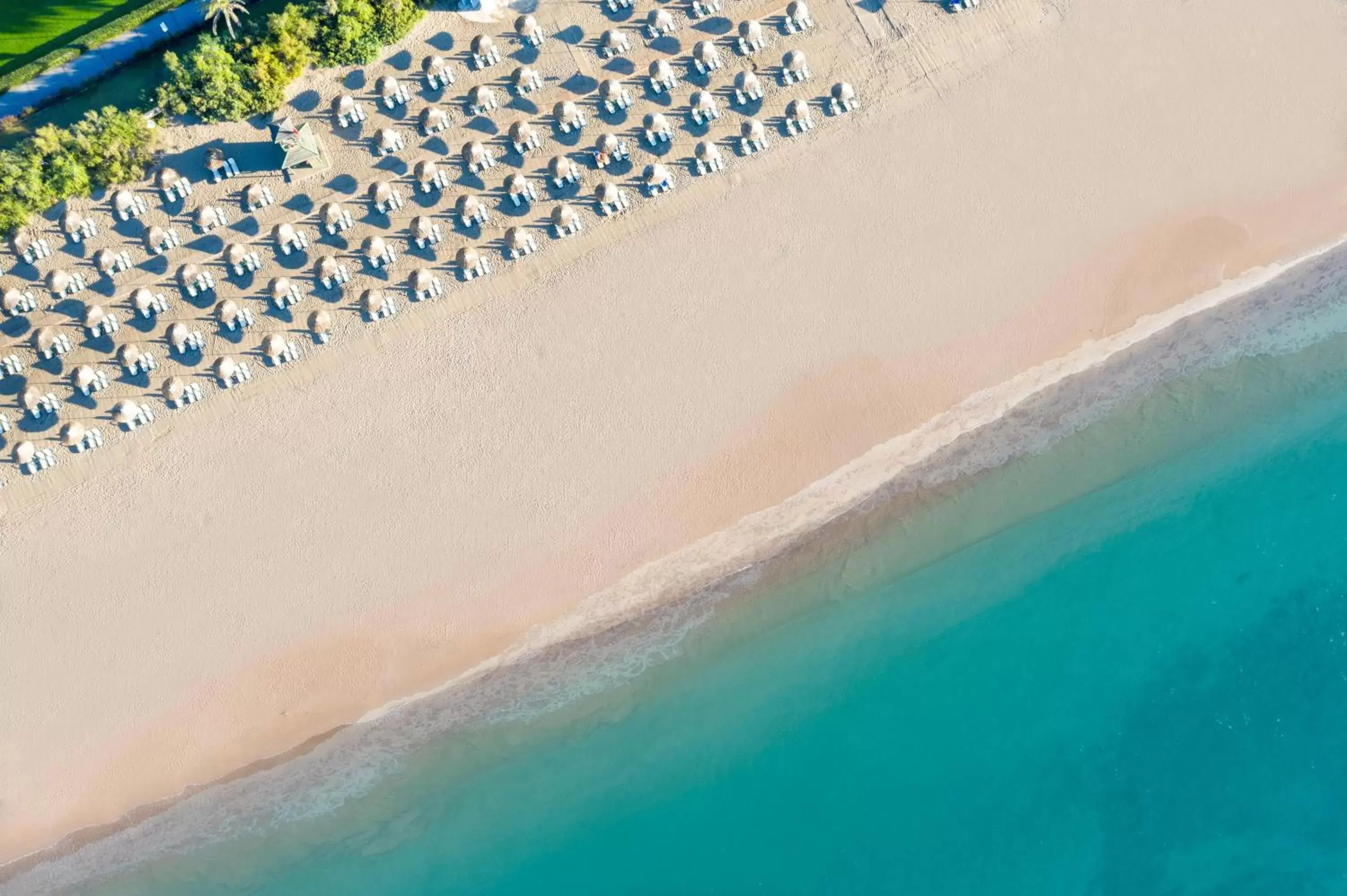 Beach, Bird's-eye View in Aquaworld Belek