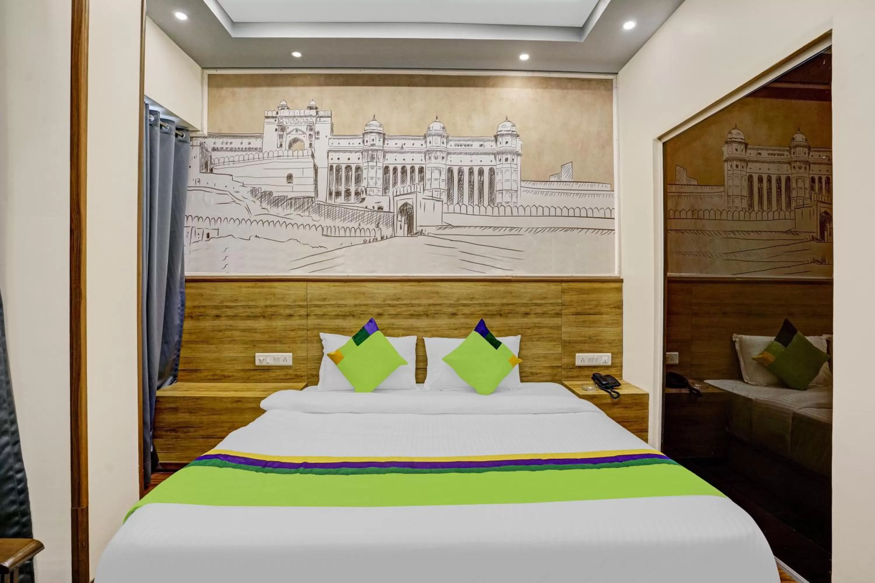 Bed in Treebo Trend Freedom Star, Vile Parle