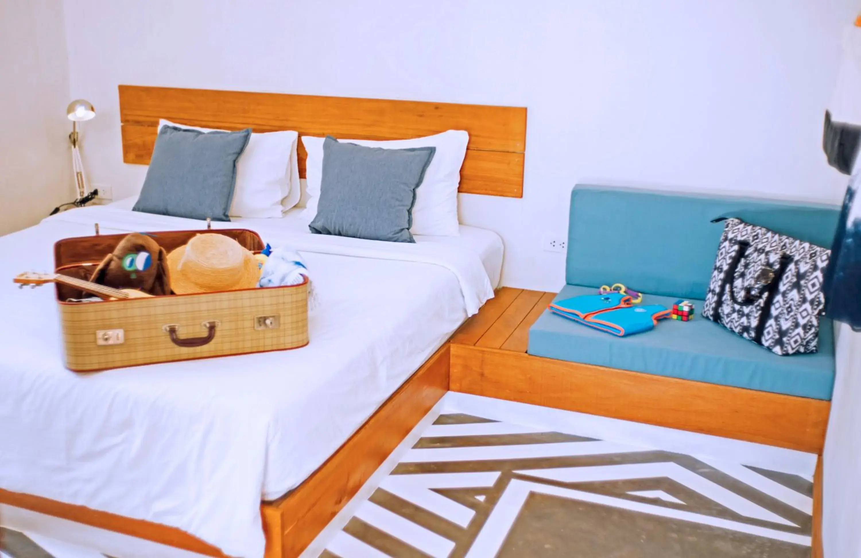 Bed in Escape Beach Resort - SHA Extra Plus Certified