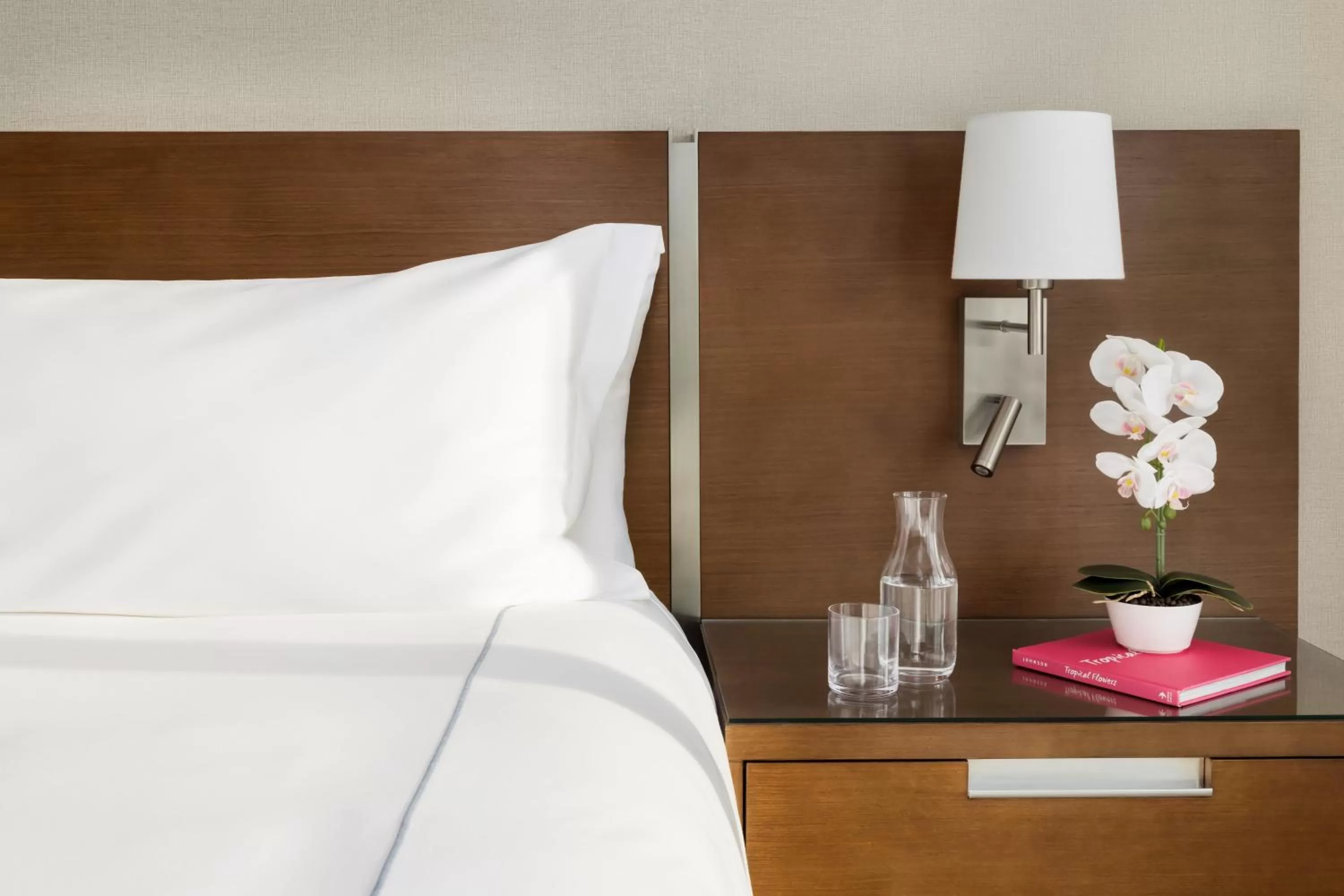 Bed in The Altair Bay Harbor Hotel