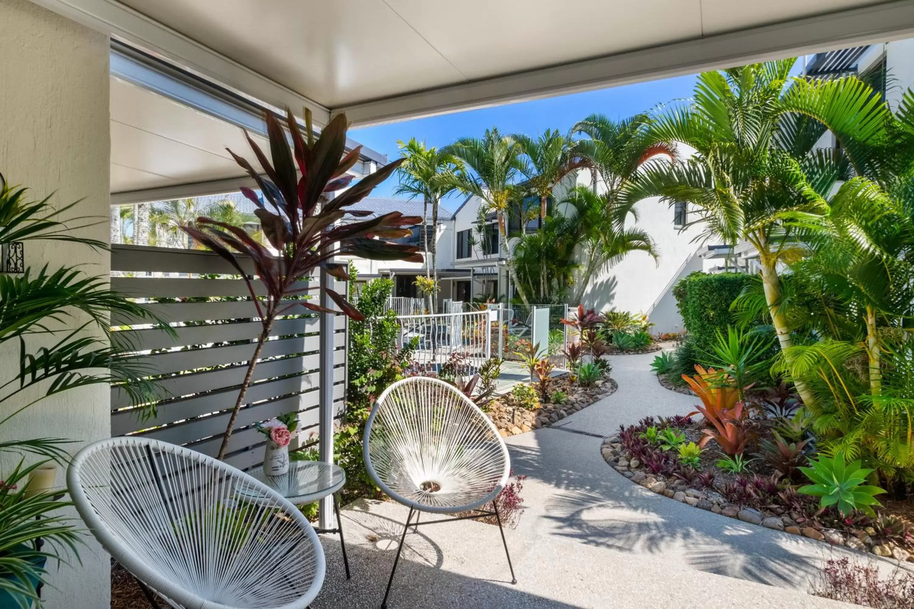 Patio in Noosa Place Resort