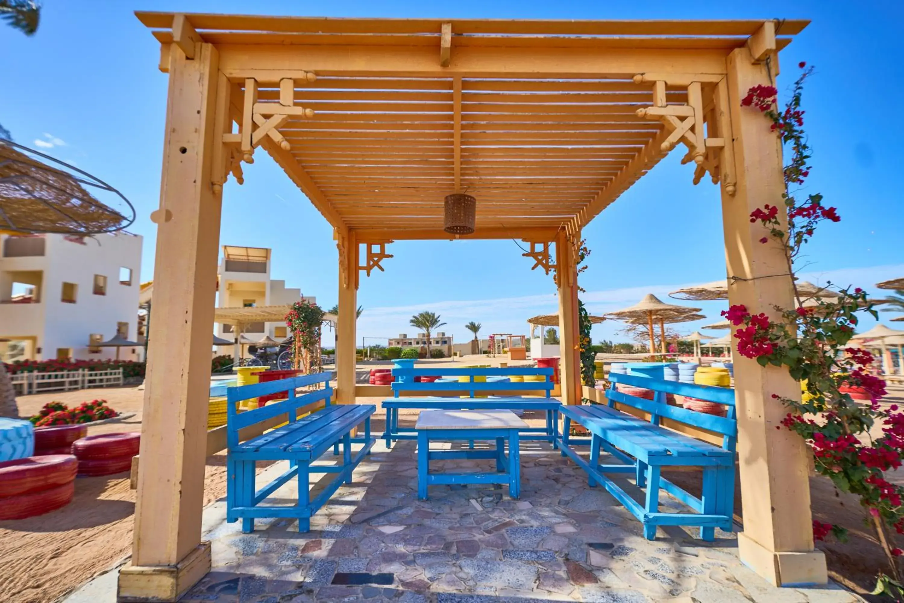 Seating area in El Karma Beach Resort & Aqua Park - Hurghada