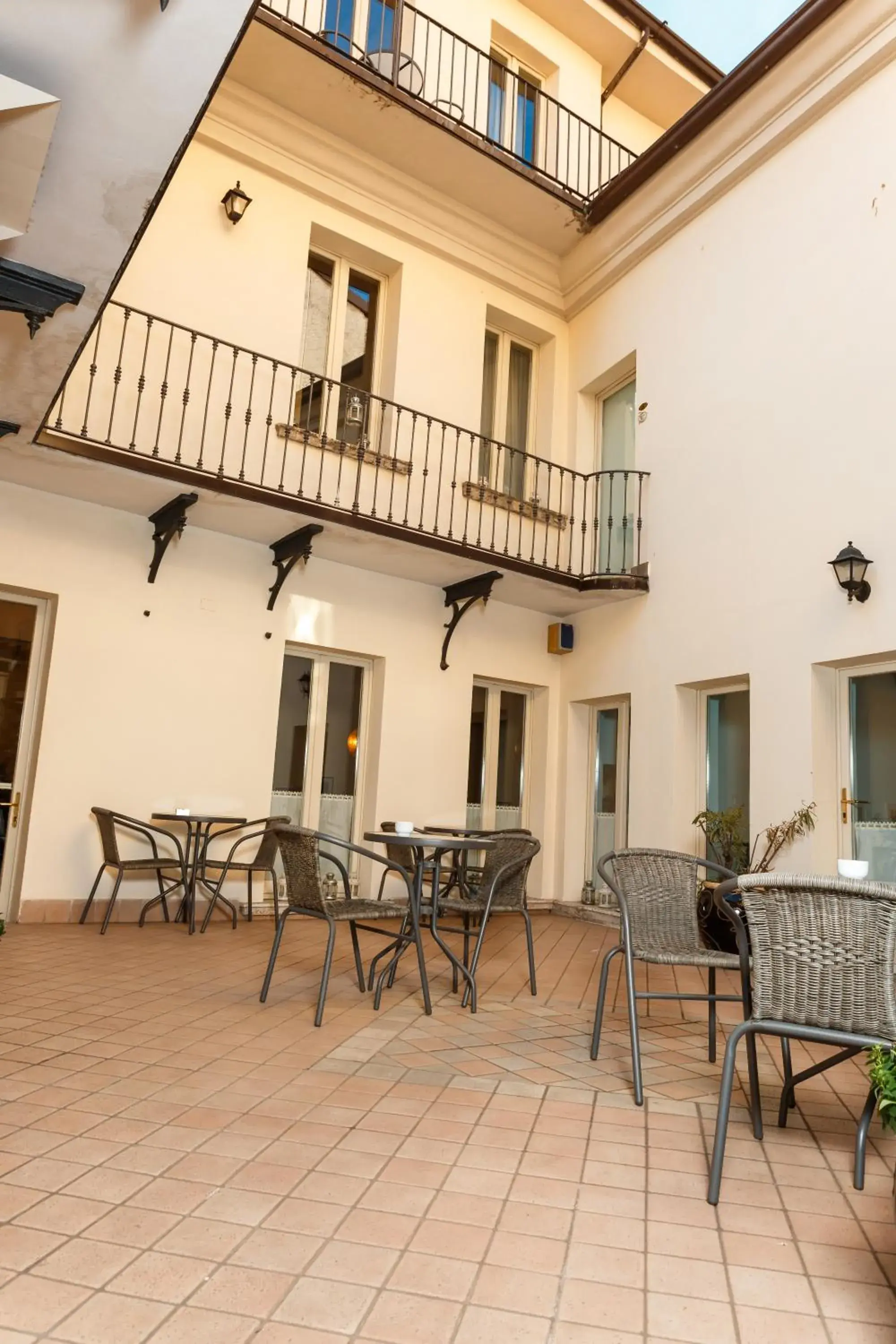 Balcony/Terrace in Albergo Orologio