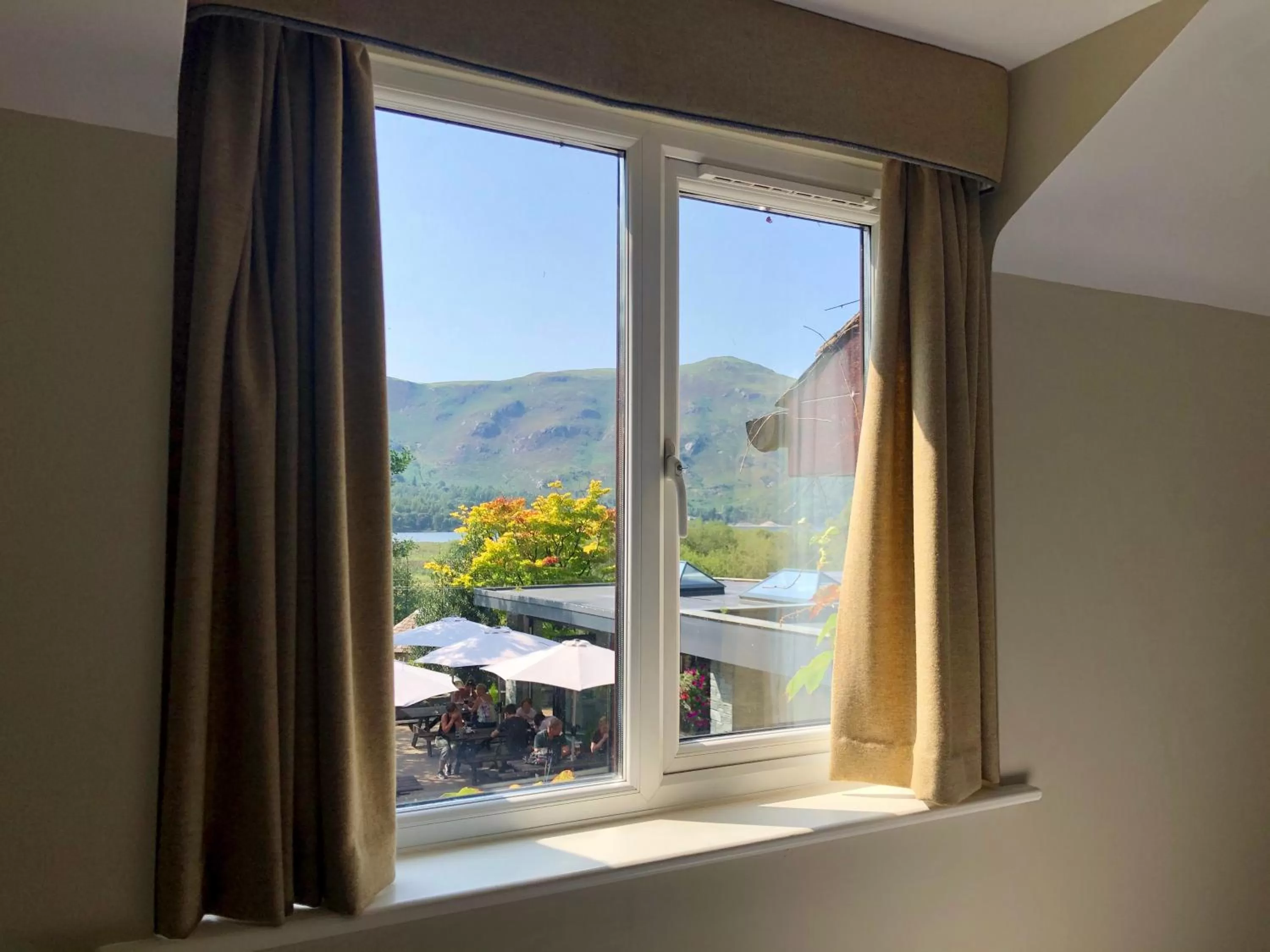 Garden view in The Mary Mount Hotel