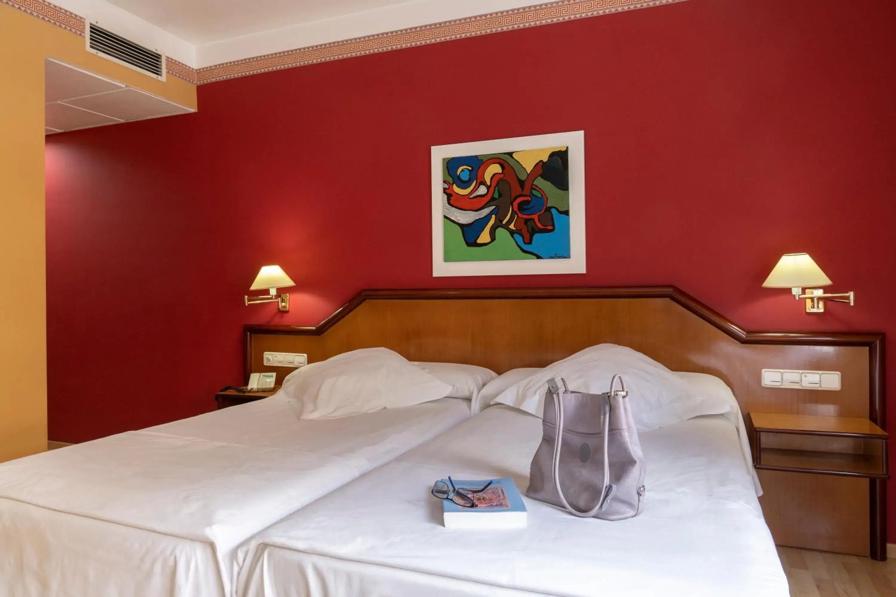 Bed in Hotel Torrepalma