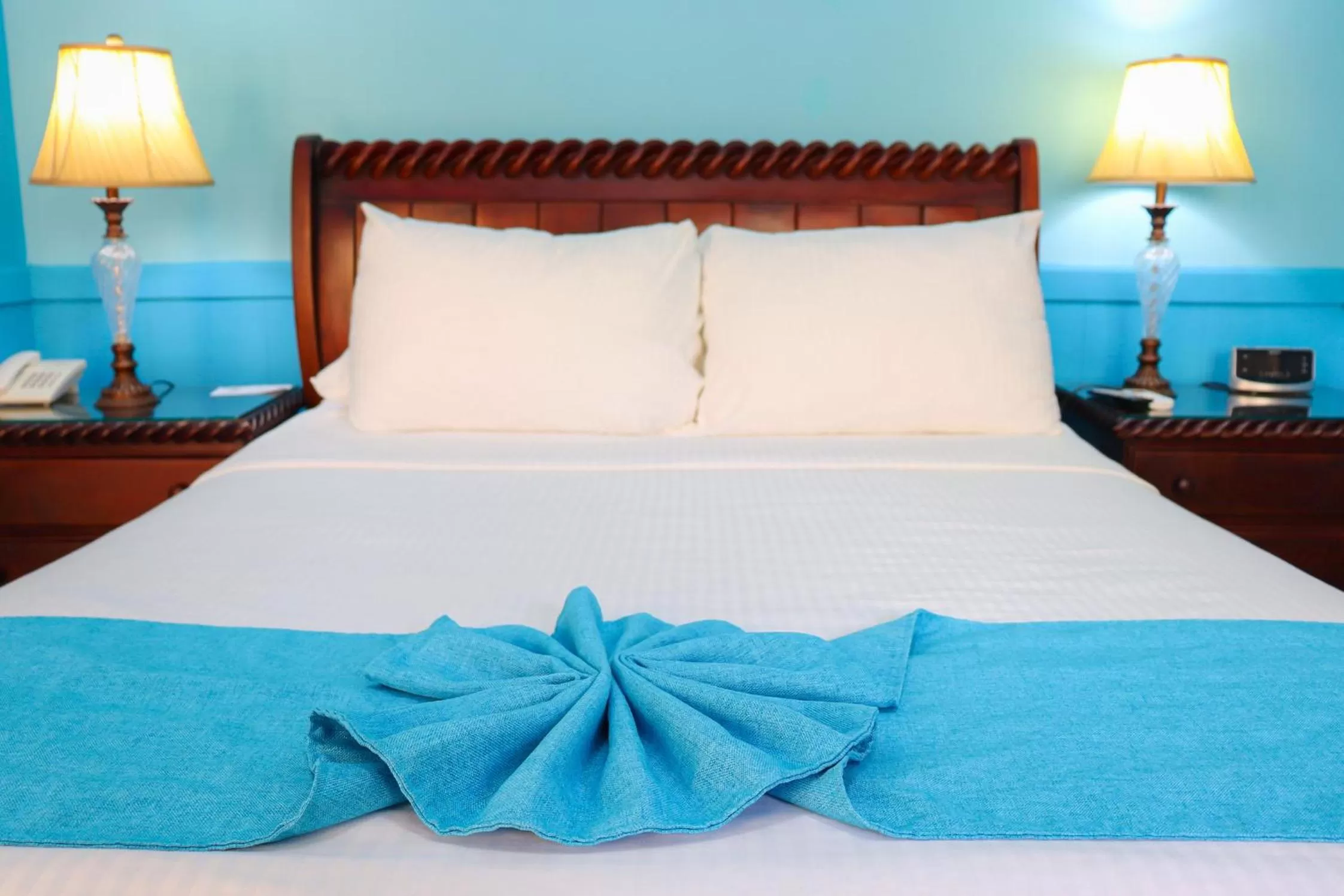 Bed in Hotel Victoriano