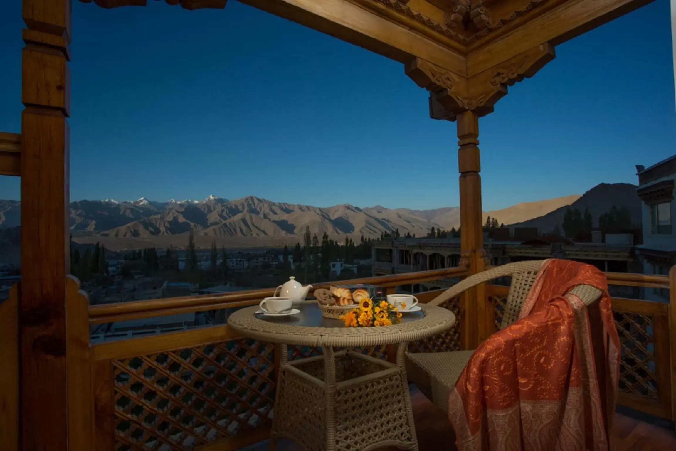 Balcony/Terrace in The Grand Dragon Ladakh