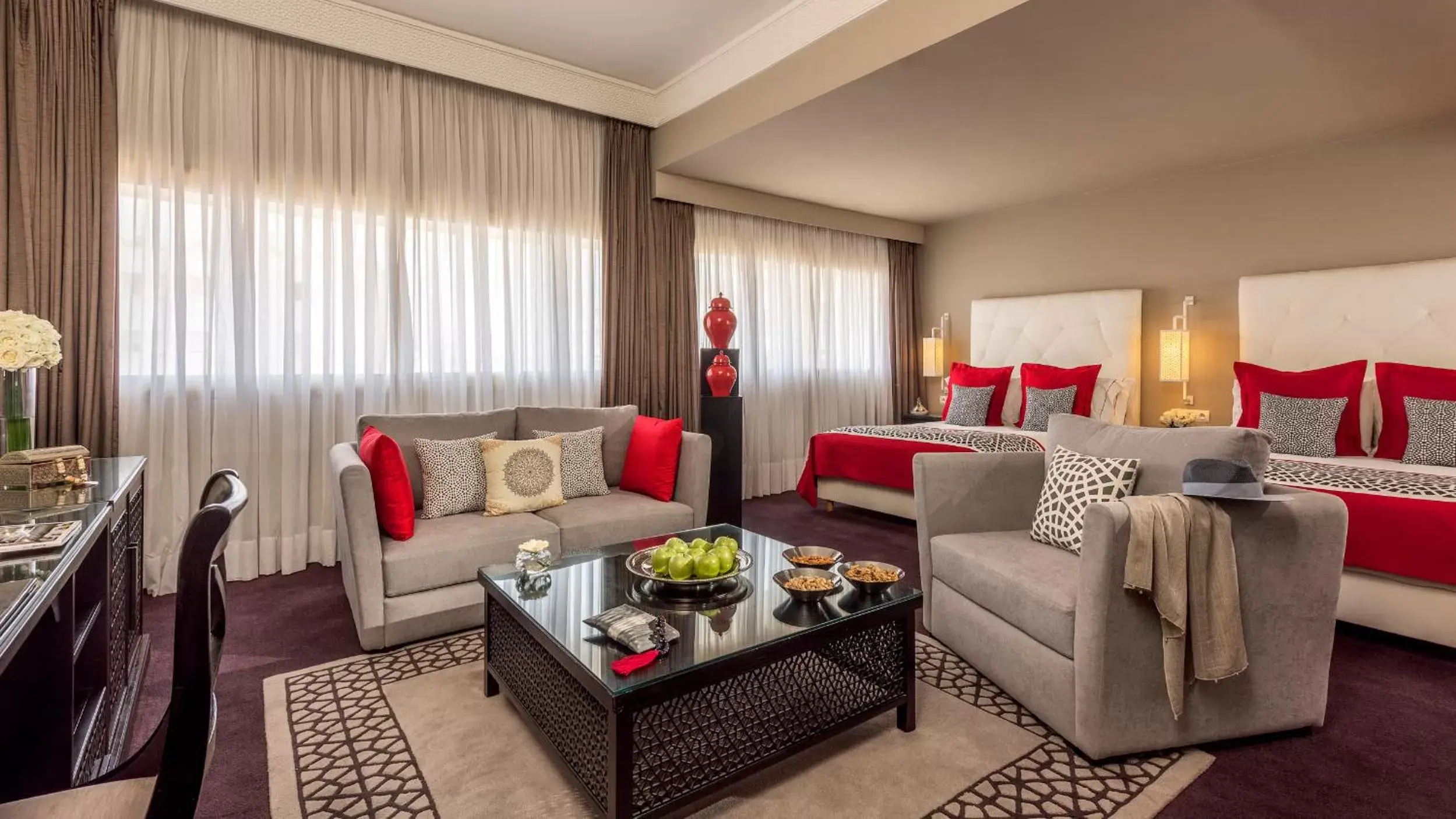 Bed in La Tour Hassan Palace Bed in La Tour Hassan Palace