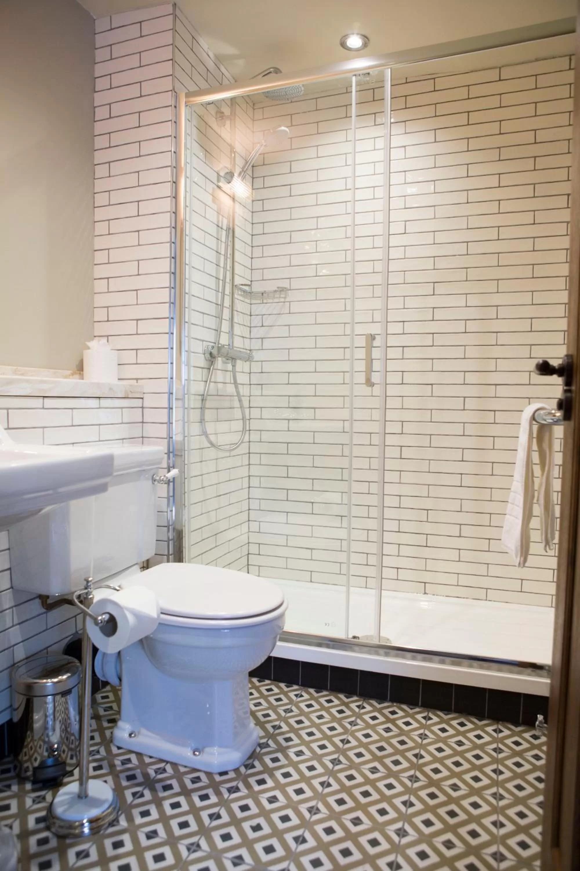 Bathroom in The Legh Arms Prestbury