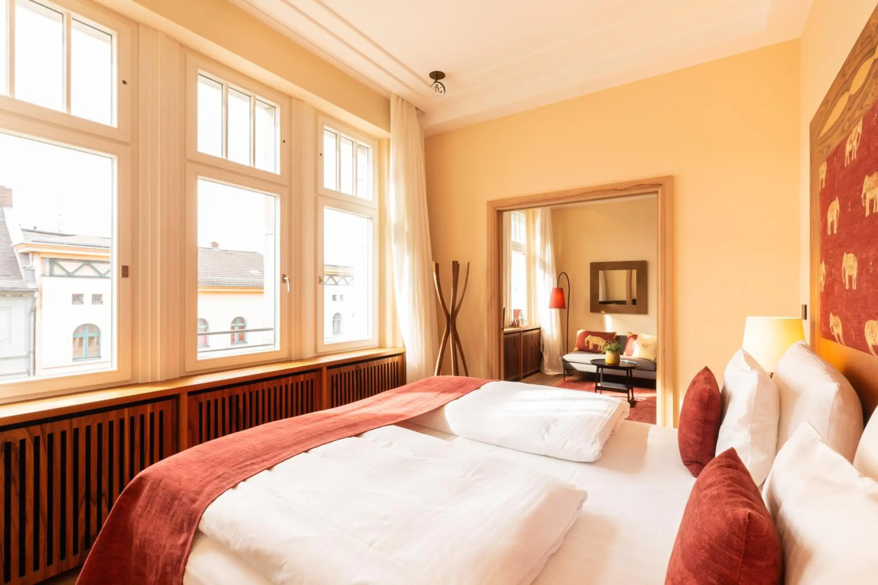 Bedroom, Bed in Orania.Berlin
