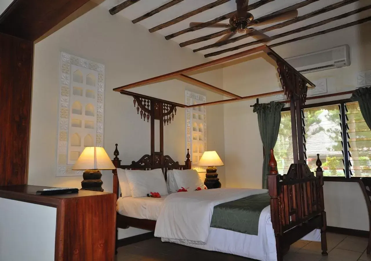 Bed in Kilifi Bay Beach Resort