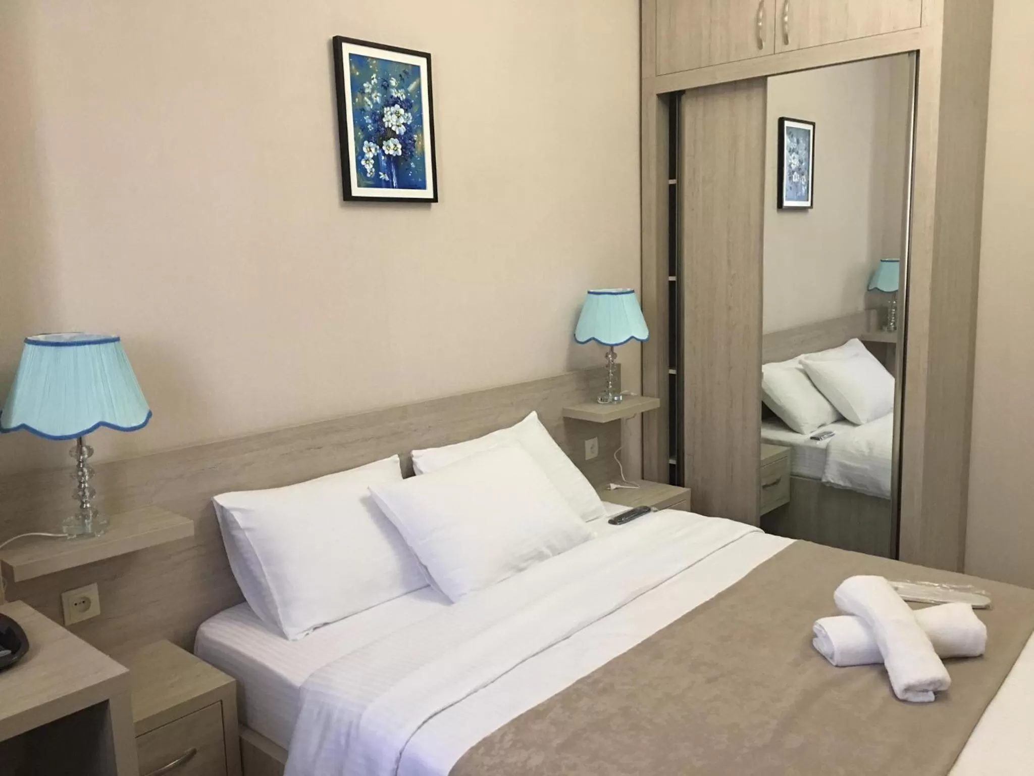 Bed in Family Hotel Triston