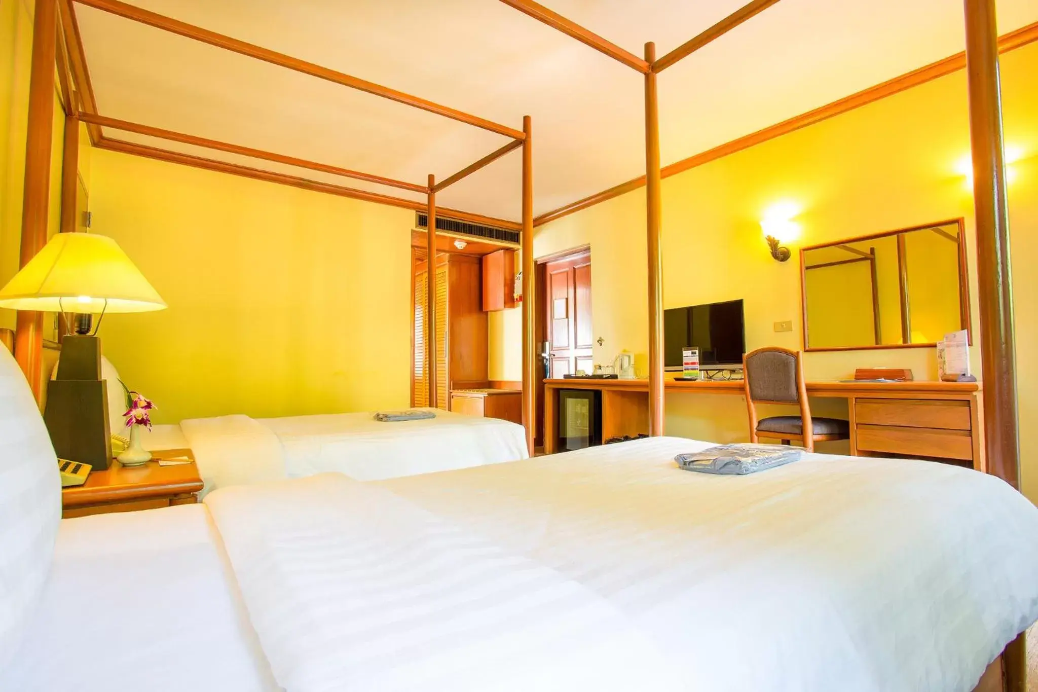 Bed in Novotel Rayong Rim Pae Resort