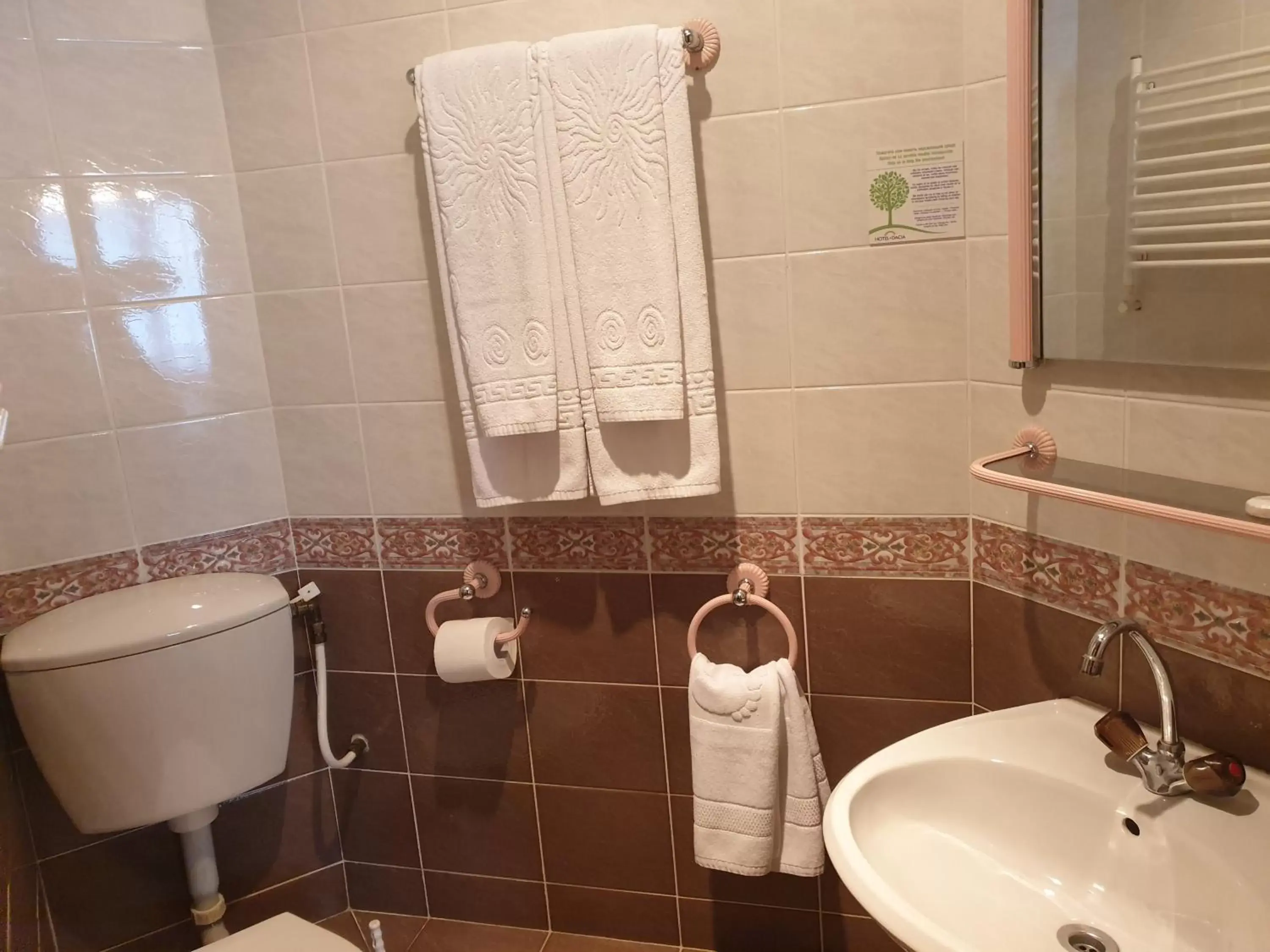 Bathroom in Dacia Hotel