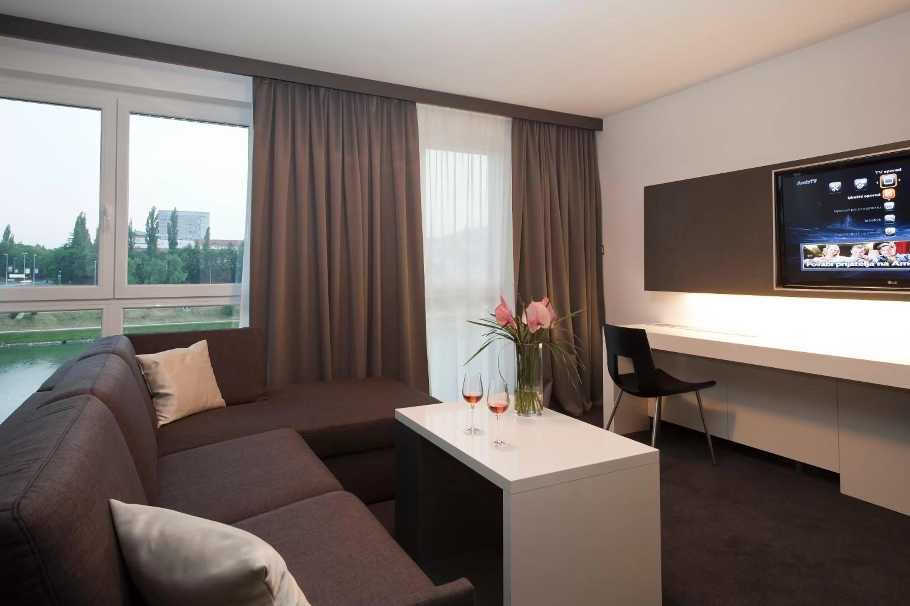 Living room in Hotel City Maribor