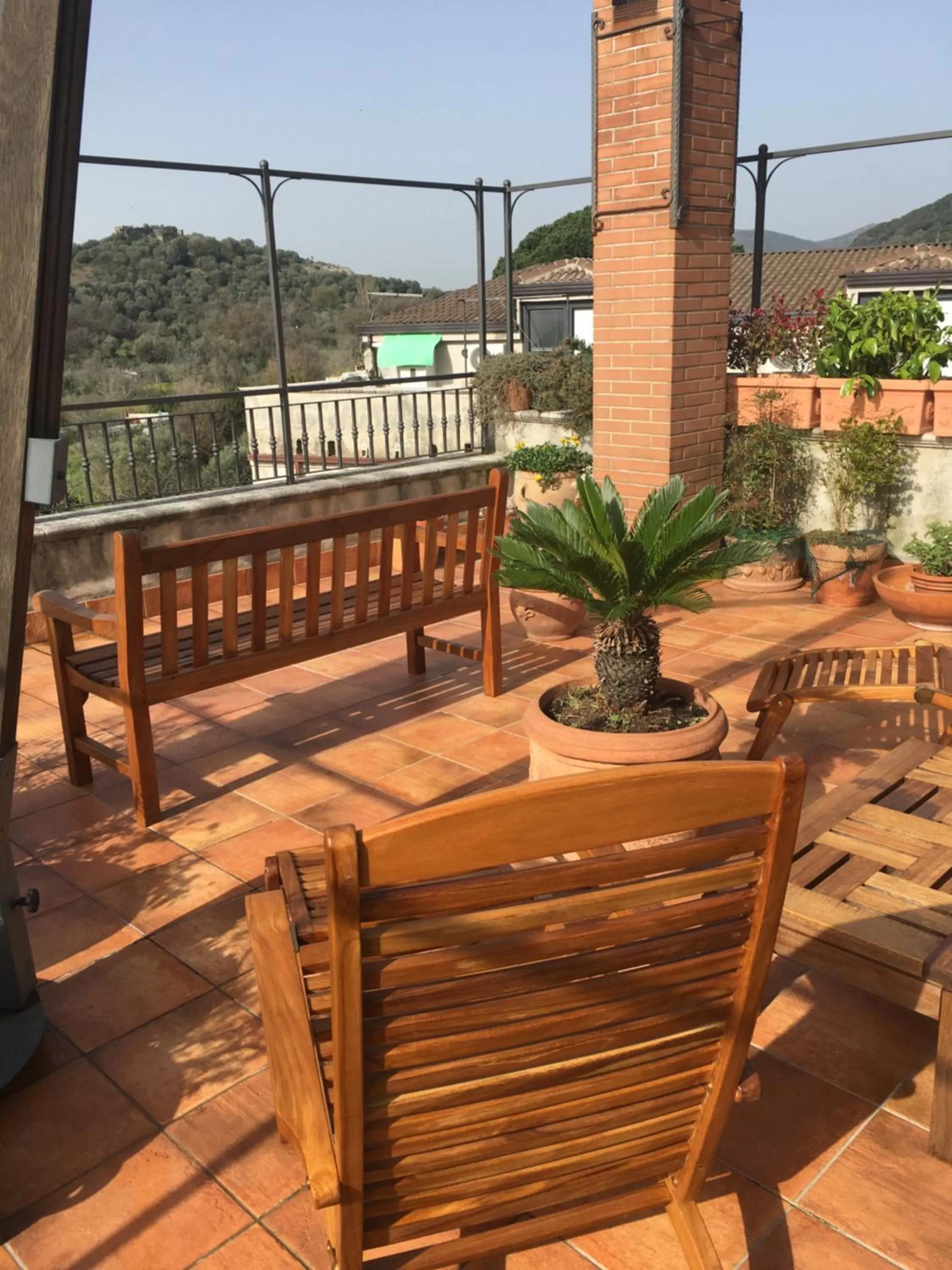 Balcony/Terrace in B&B MontAlbano