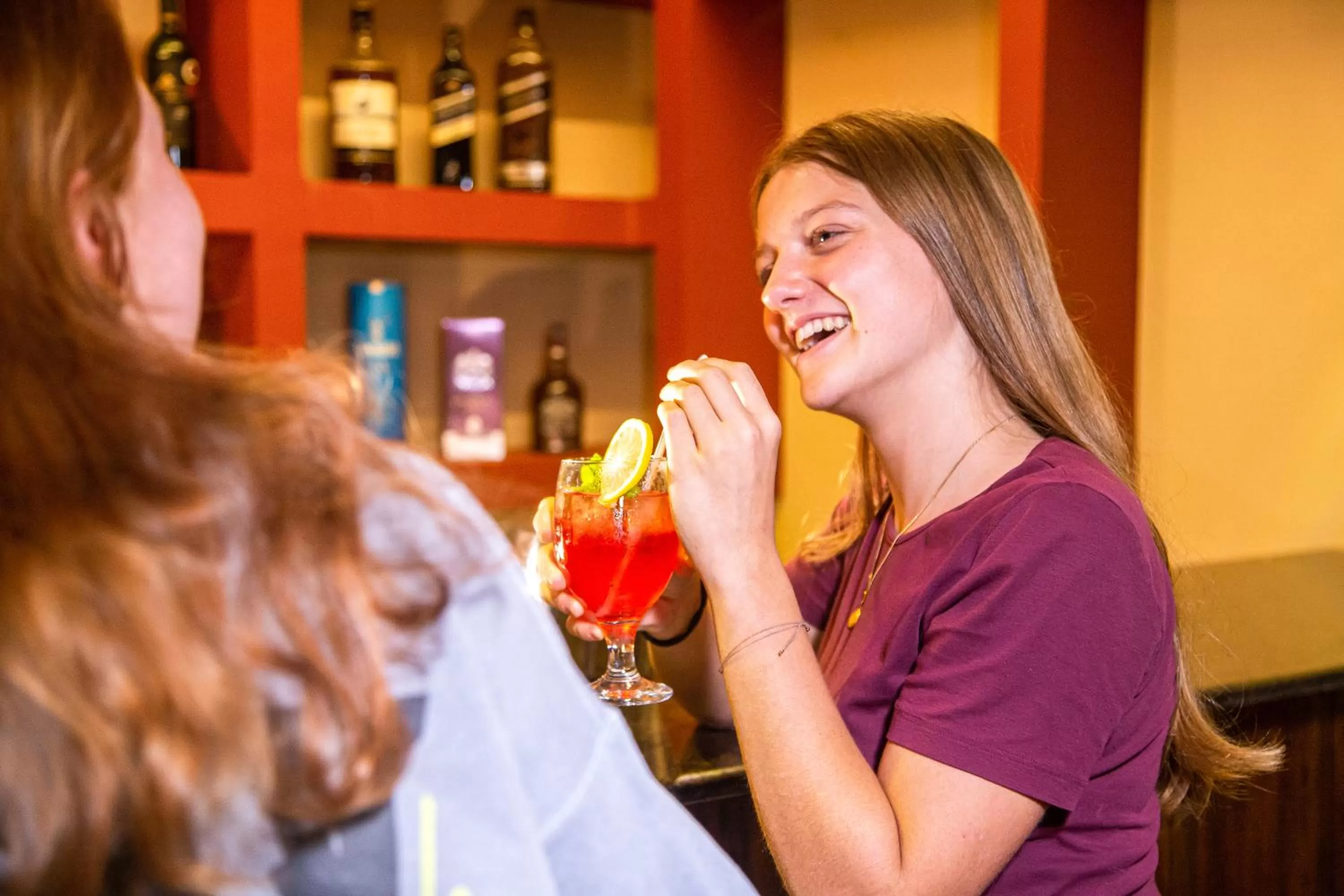 People in Grand Hotel Madaba