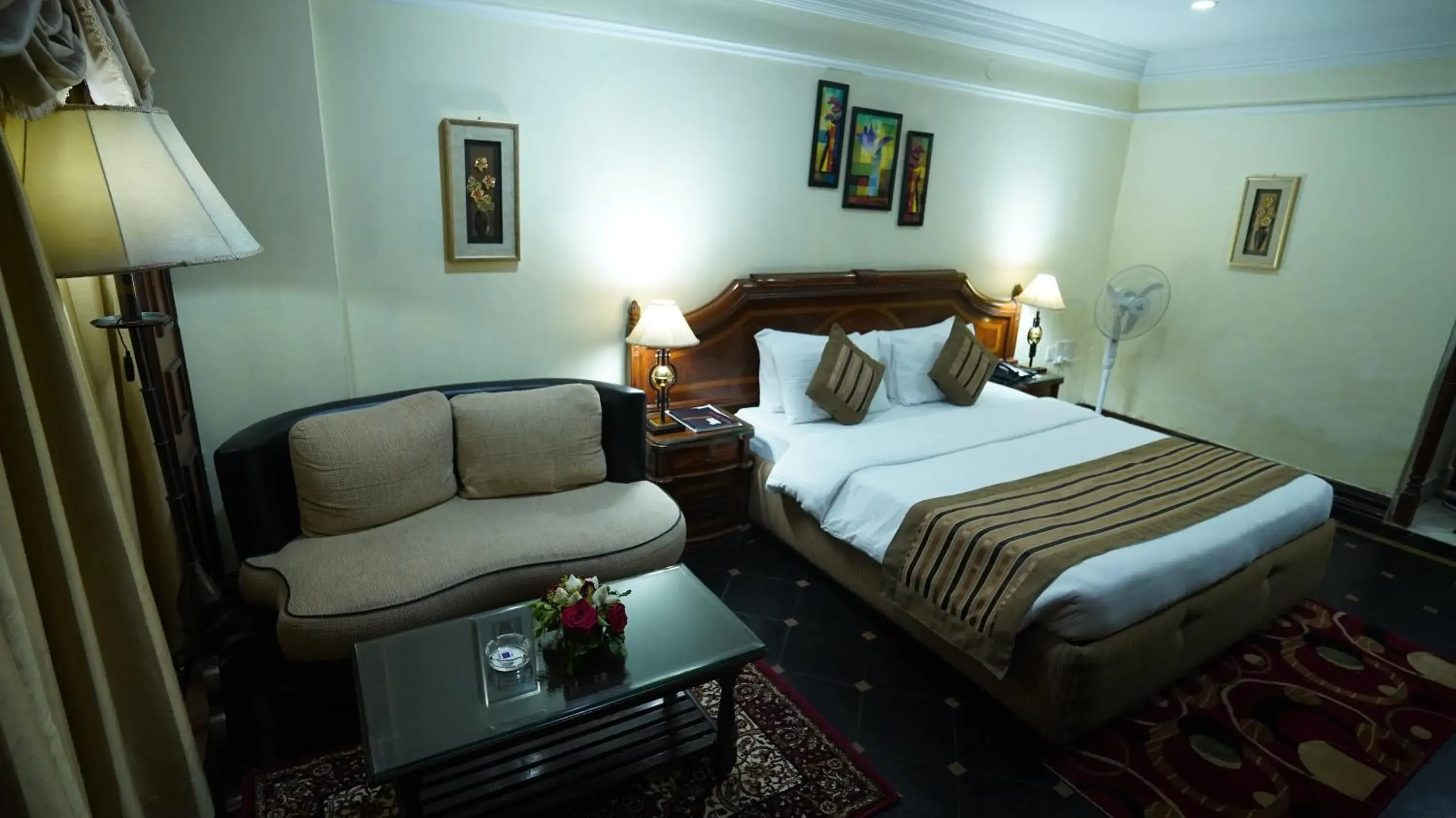 Bed in Empires Hotel