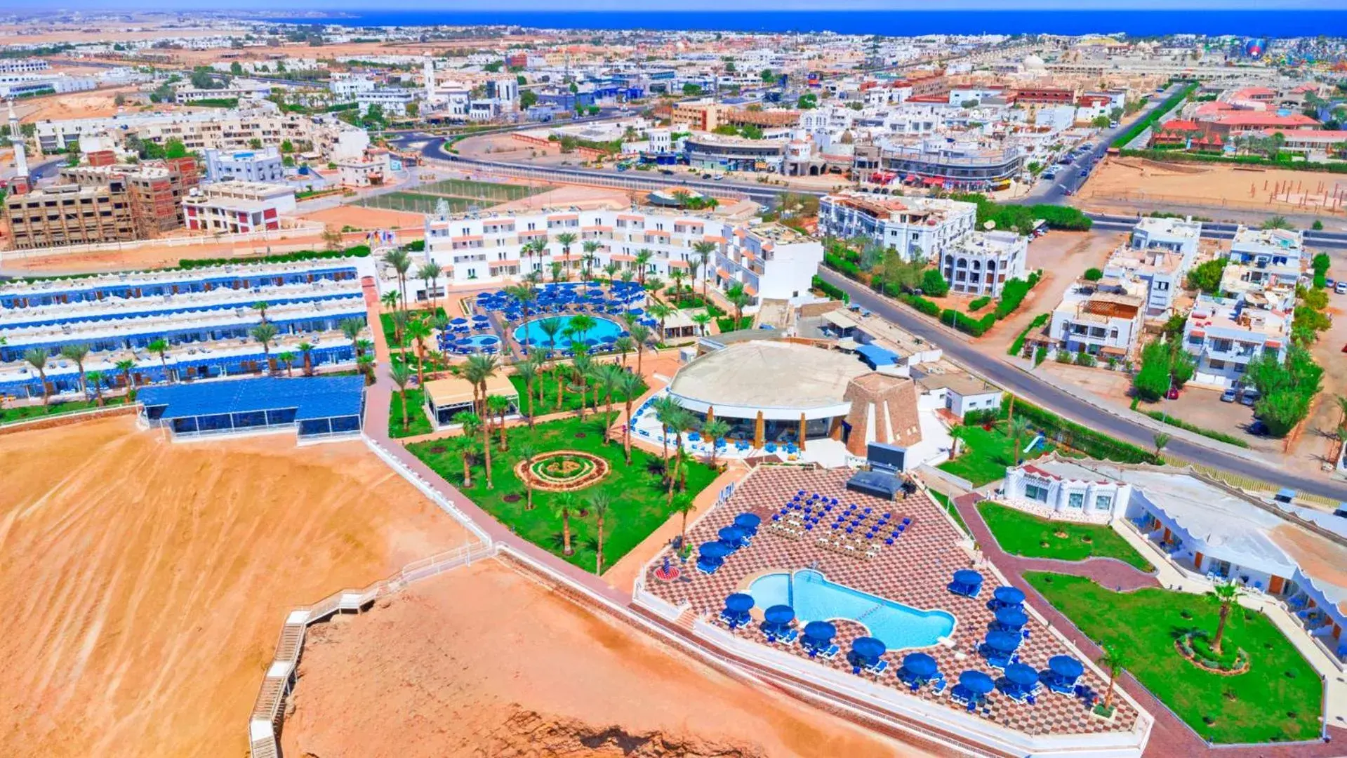 Bird's eye view, Bird's-eye View in Albatros Sharm Resort - By Pickalbatros