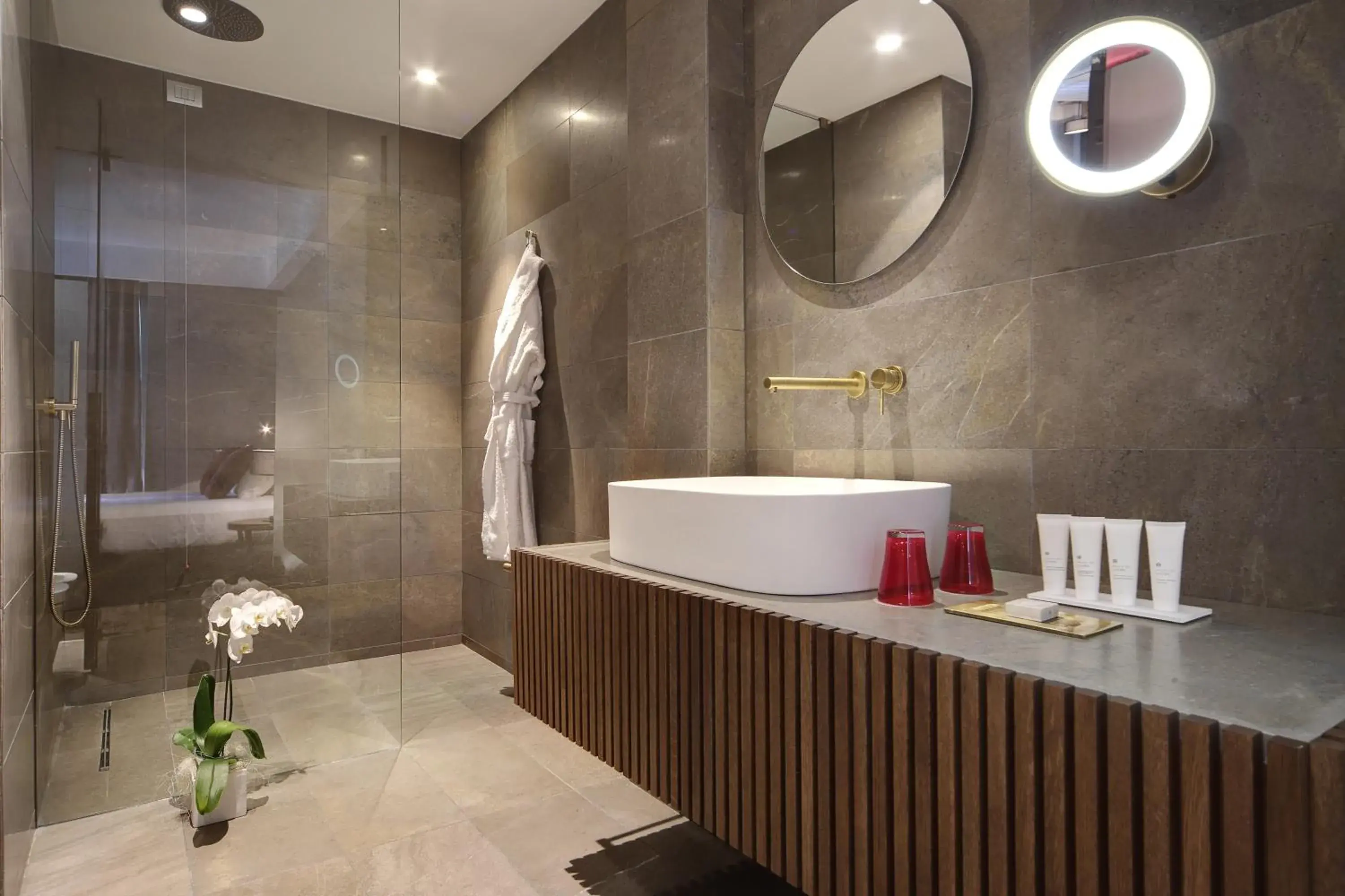 Bathroom in Grand Hotel Campione