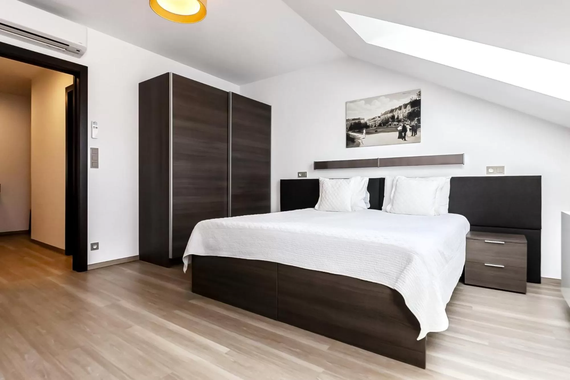 Bed in VINOHRADSKY DUM Residence