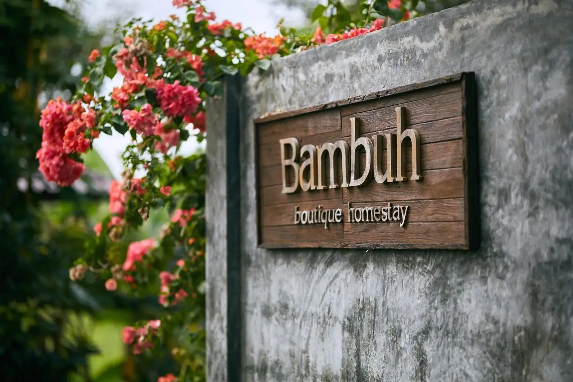 Property logo or sign in Bambuh Boutique Homestay